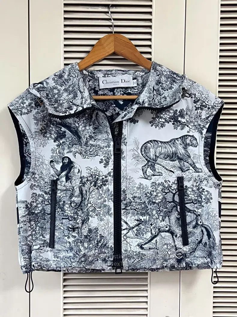 Dior Dior Animal print design vest Size XXS / US 00 / IT 34 - 1 Thumbnail