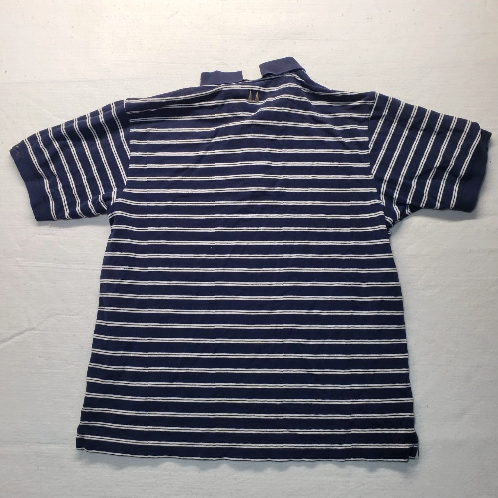Vintage GREG NORMAN Striped Golf Polo Shirt Adult Men's XL Blue Size US XL / EU 56 / 4 - 8 Thumbnail
