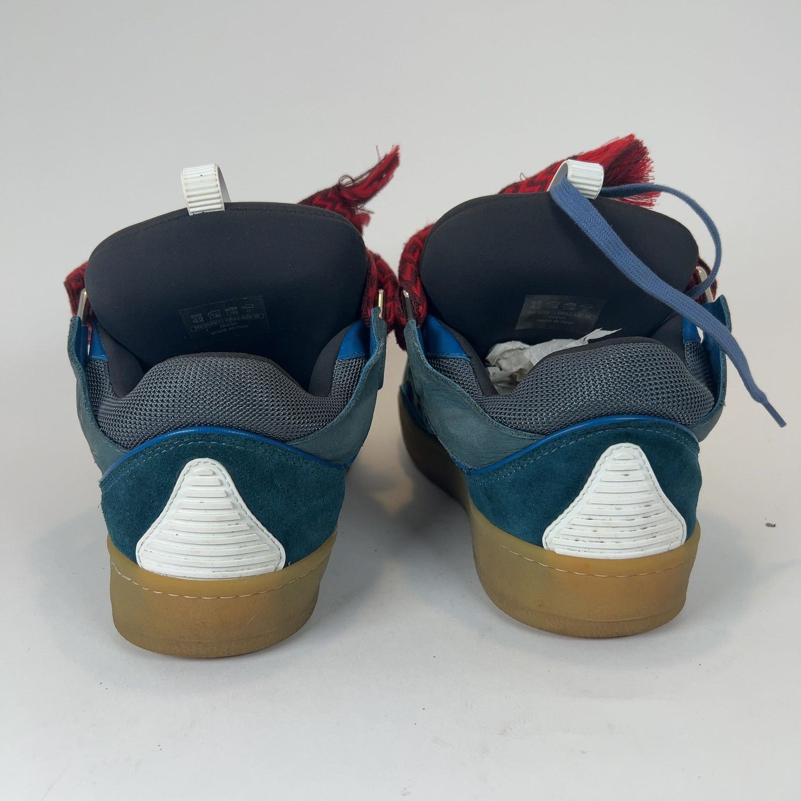 Lanvin Lanvin Navy Curb Low Top Sneakers Size US 9 / EU 42 - 5 Thumbnail