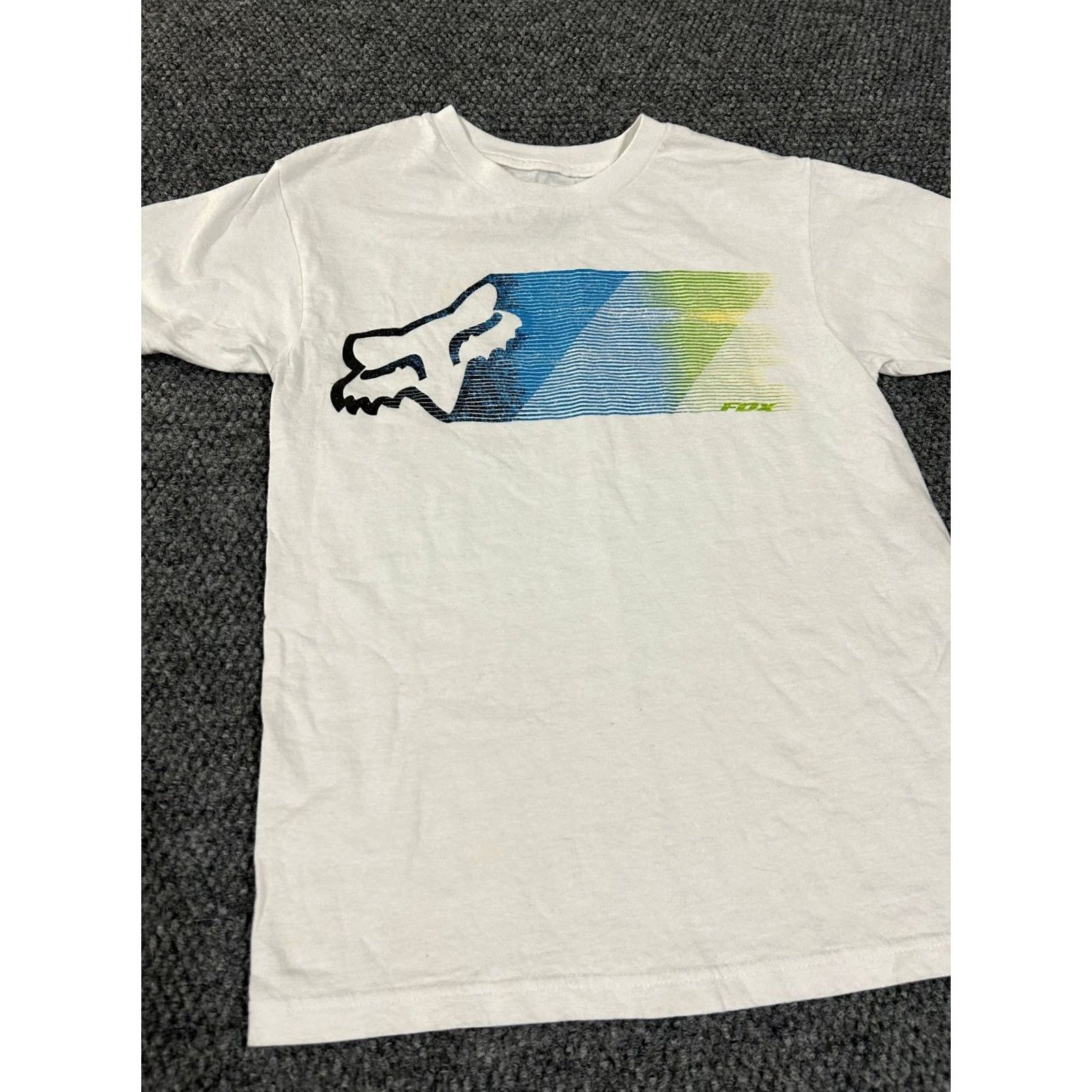 Fox Racing Fox Racing T-Shirt Mens Small White Logo Moto Motocross Dirt Bike Short Sleeve Crew Neck Cotton Knit Breathable Regular Vintage No Size US S / EU 44-46 / 1 - 4 Thumbnail