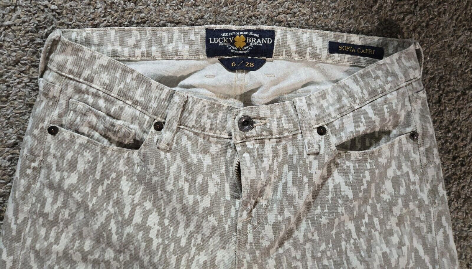 Lucky Brand Lucky Brand Jeans Sofia Capri Womens Sz 6/28 Mid-Rise Taper Size 28" / US 6 / IT 42 - 2 Thumbnail