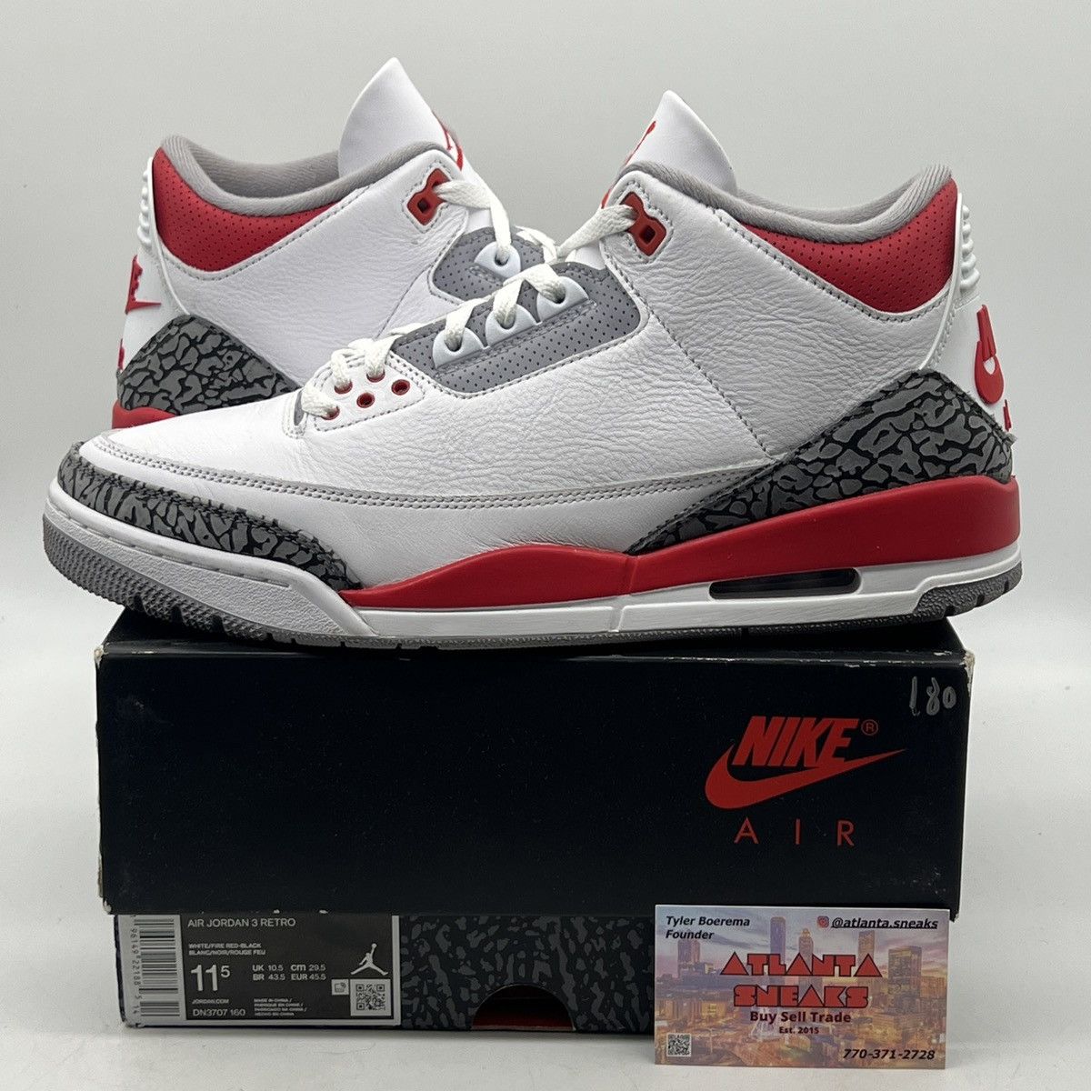 Air Jordan 3 fire red