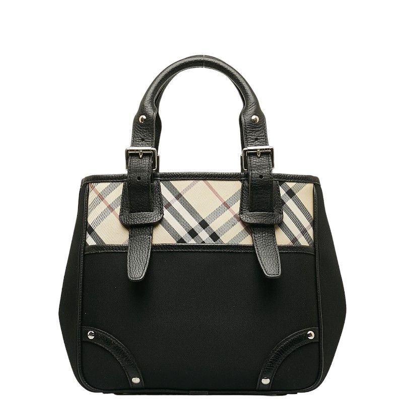 Burberry Burberry Nova Check Canvas Leather Tote Bag Canvas Tote Bag in Very Good Condition