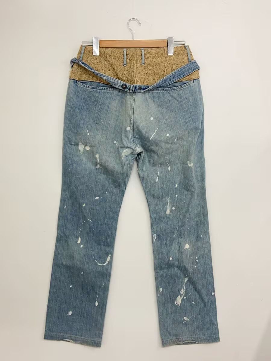 Kapital Paint Splatted High Rise Straight Leg Pants Size US 30 / EU 46 - 2 Thumbnail