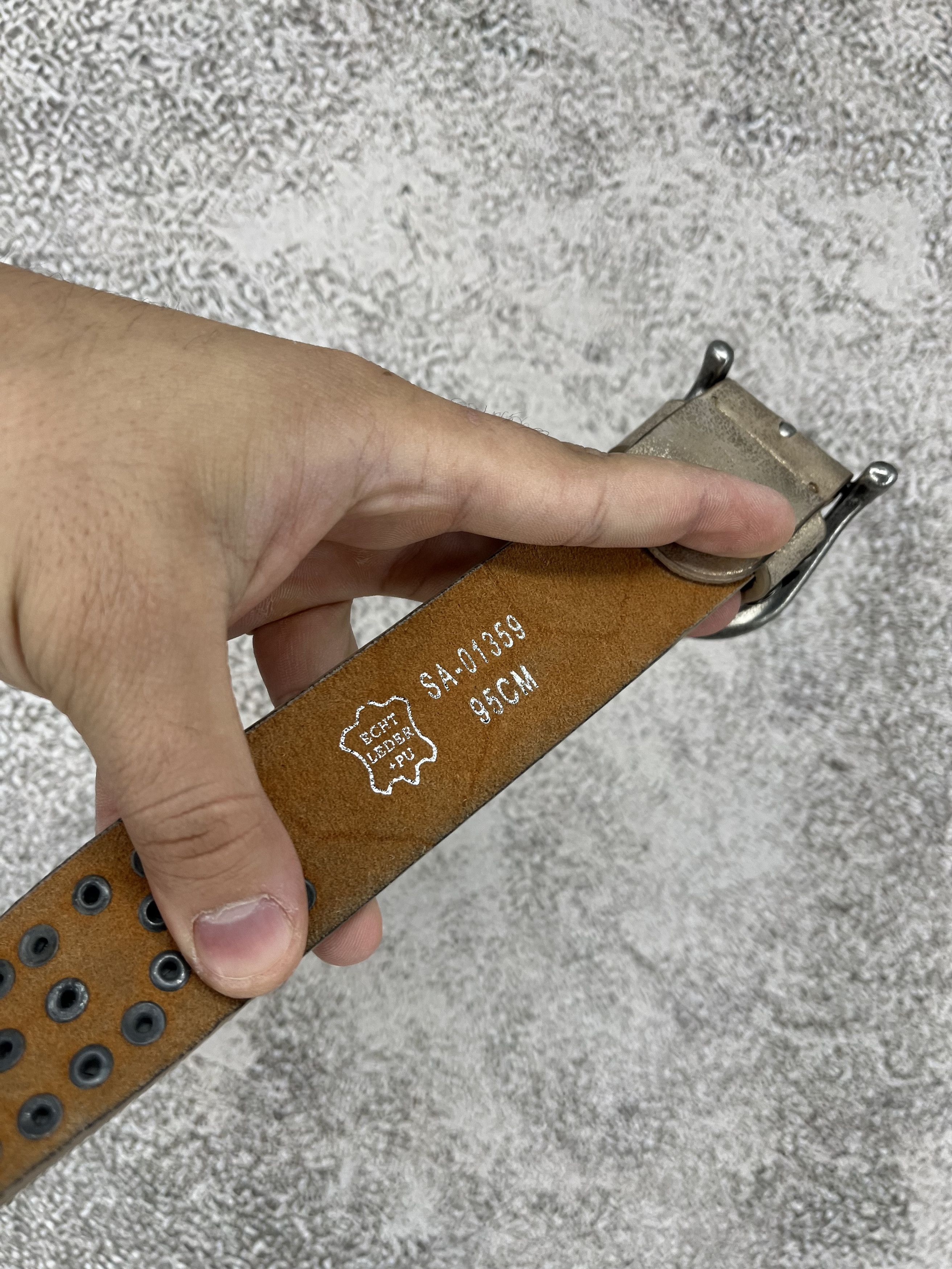 Japanese Brand Vintage 90s Punk Belt Leather Band Rock Y2K 90s Y2K Size ONE SIZE - 6 Thumbnail