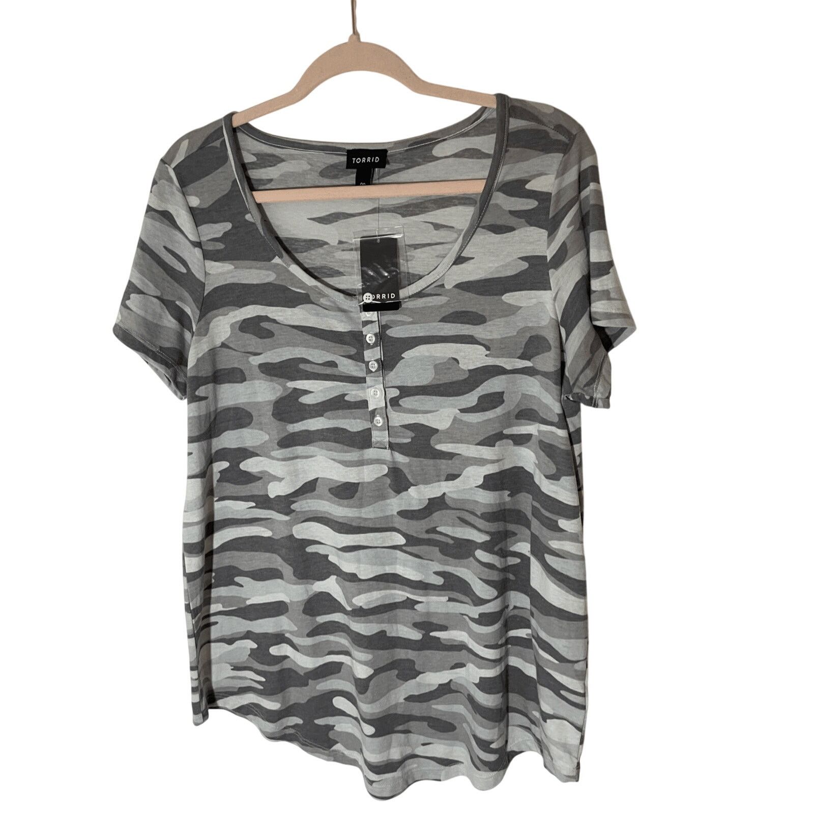 Other Classic Fit Camo Casual Collegiate Lounge Comfy V-Neck Tee Size L / US 10 / IT 46 - 7 Thumbnail