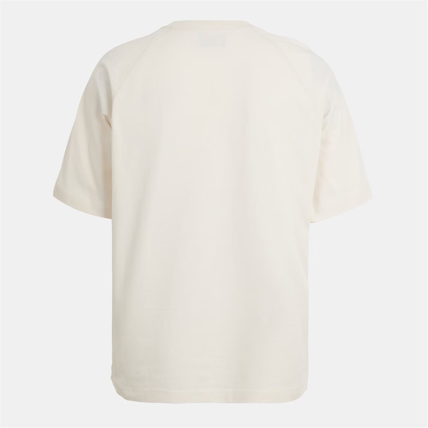 AMI o1g2r1mq0326 Script T-Shirt in Ivory Size US L / EU 52-54 / 3 - 2 Thumbnail