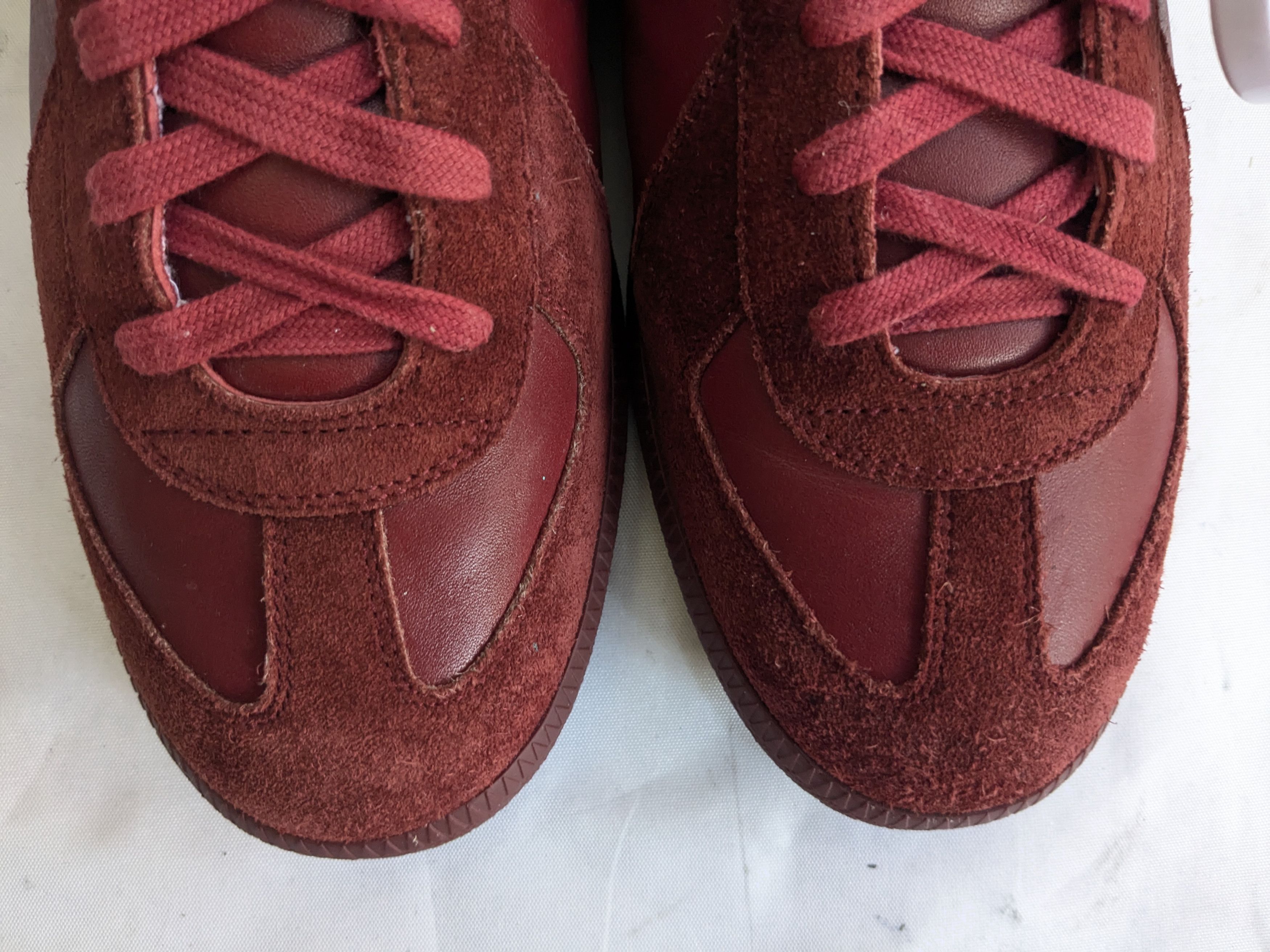 Maison Margiela Maison Margiela GAT Replica Burgundy 10 43 Low Tops Size US 10 / EU 43 - 6 Thumbnail