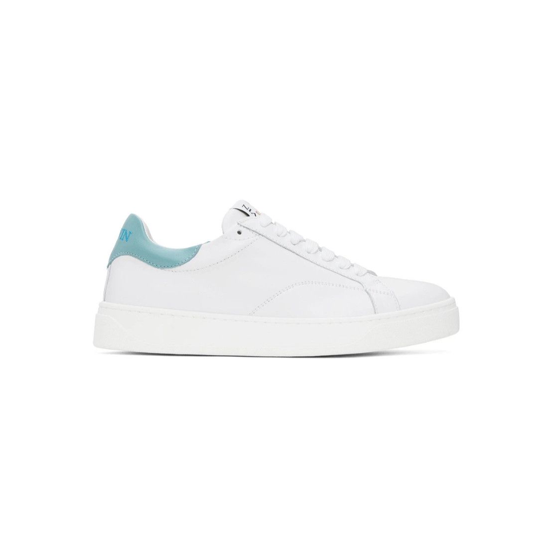 Lanvin o1w1db11124 Dup / Leather Sneakers in White Size US 12 / EU 45 - 1 Thumbnail