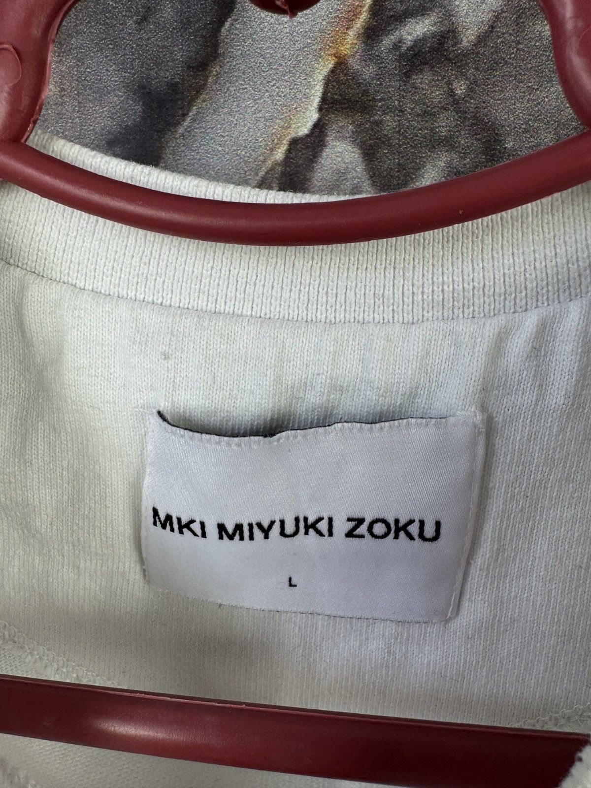 Mki Miyuki Zoku Men's Mki Miyuki Zoku White Oversized T-Shirt Size Large Size US L / EU 52-54 / 3 - 7 Thumbnail