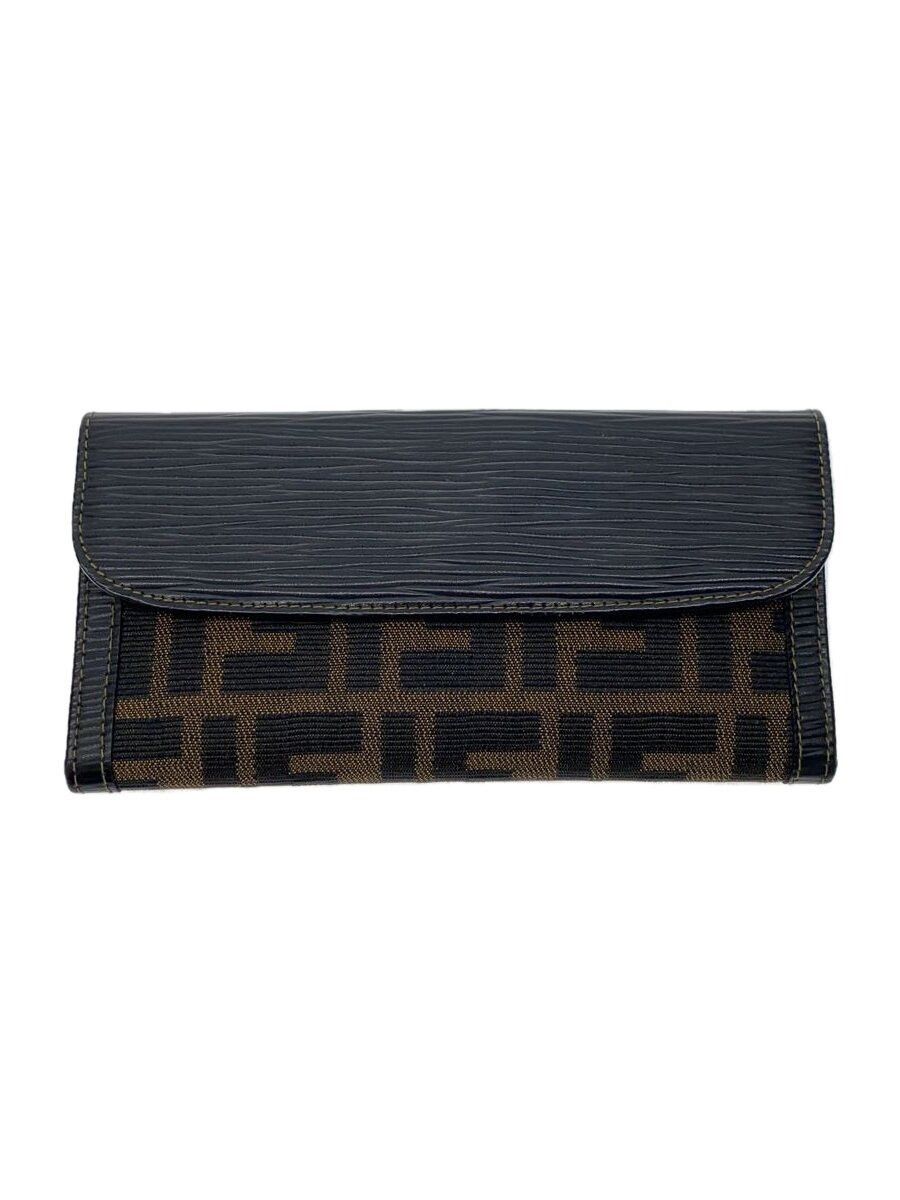 Fendi Fendi Leather Long Wallet Black Size ONE SIZE - 1 Thumbnail