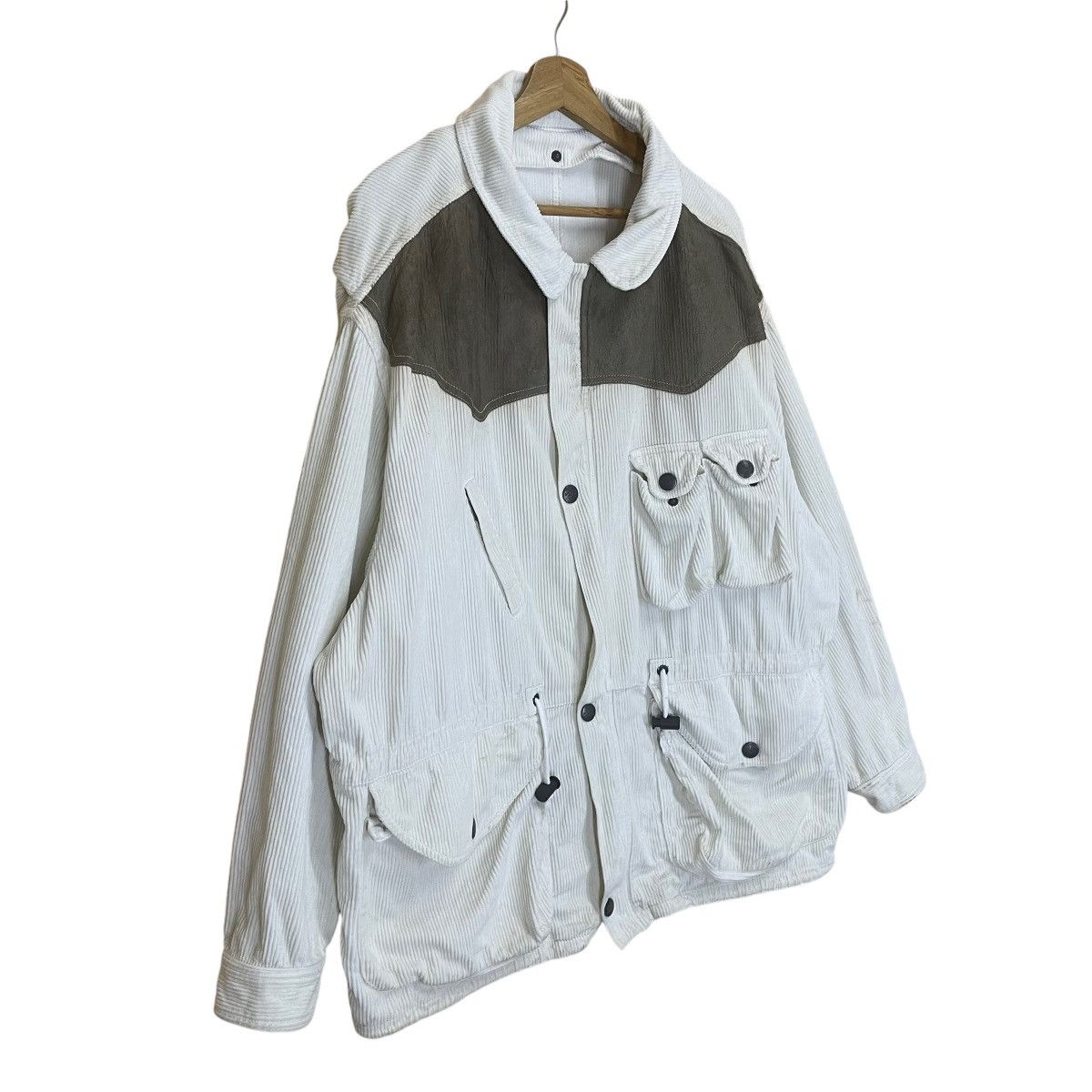 Boneville Vintage 90’s Boneville CP COMPANY Curdoroy Zipper Jacket Size US L / EU 52-54 / 3 - 2 Thumbnail