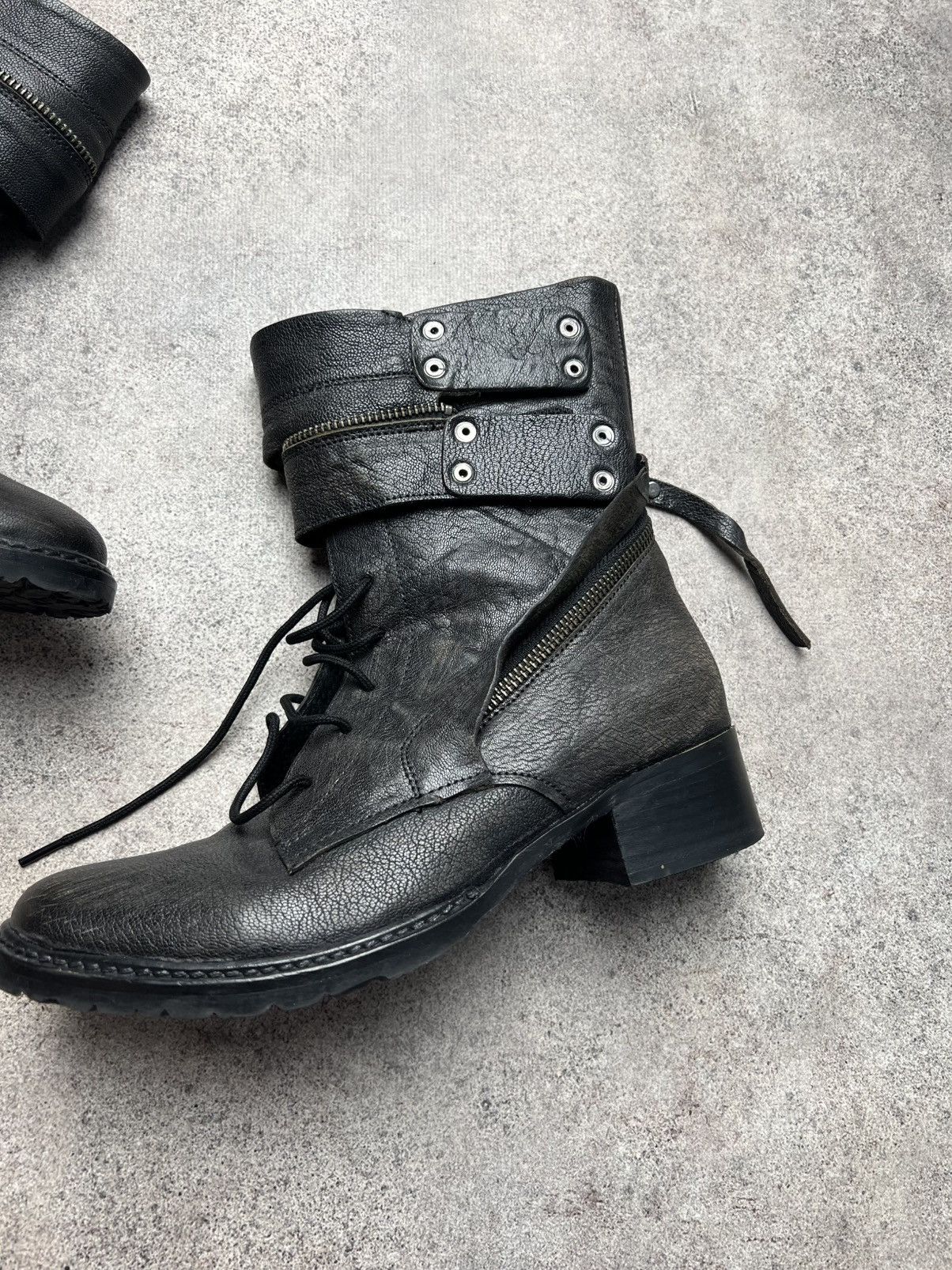 Japanese Brand × Vintage Vintage tornado zip boots Size US 8 / IT 38 - 2 Thumbnail