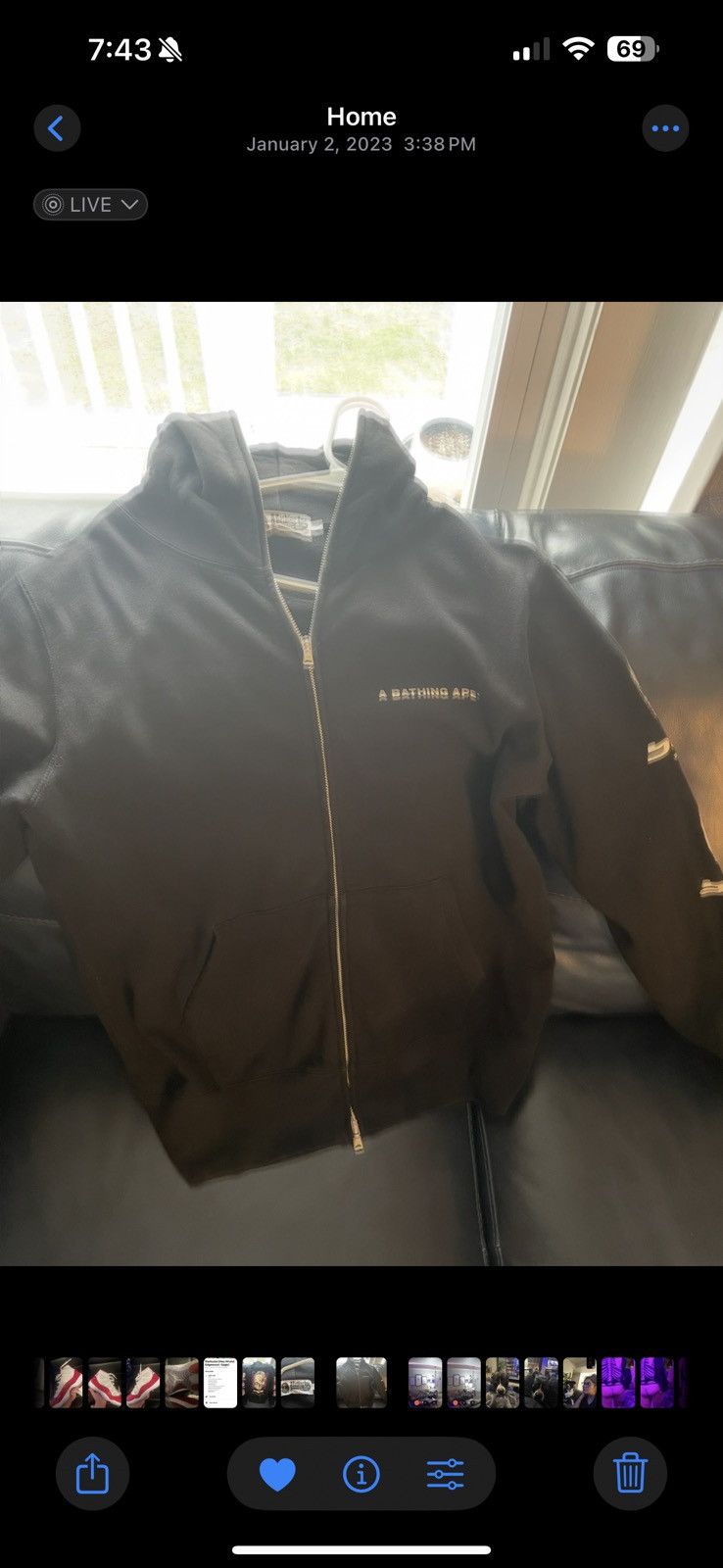 Bape Bape ghost hoodie Size US L / EU 52-54 / 3 - 2 Thumbnail