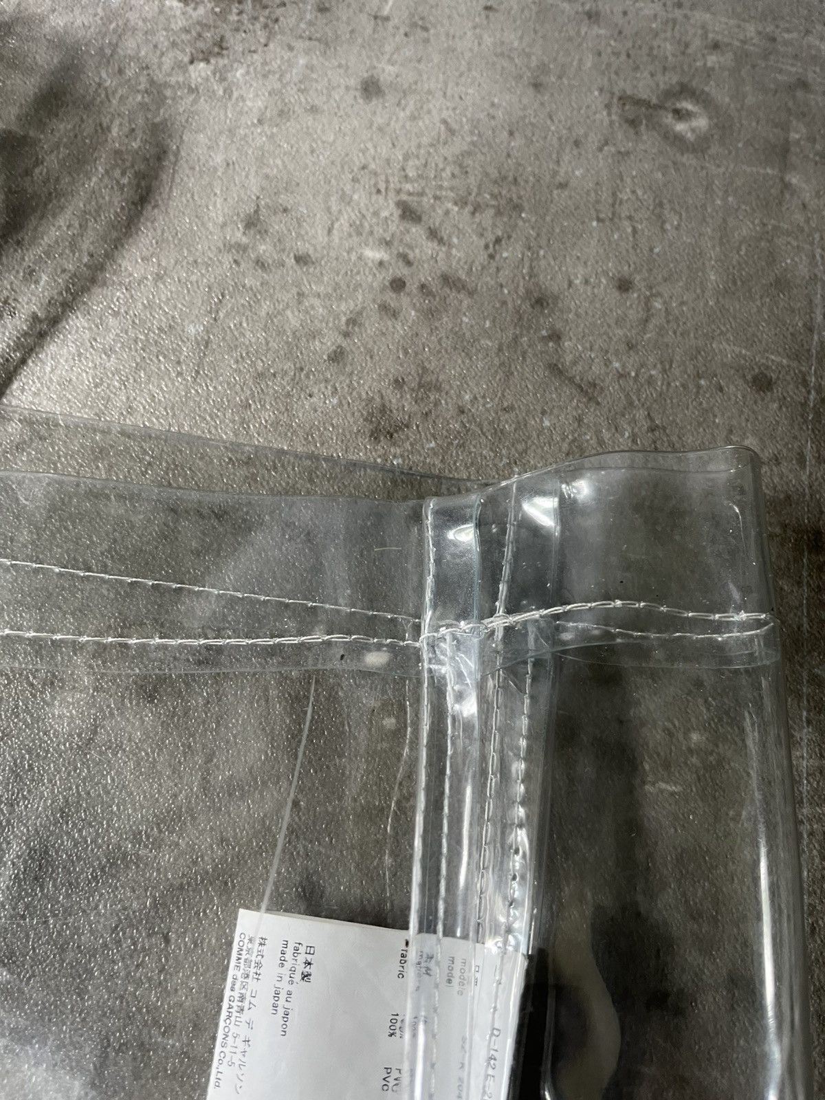 Comme des Garcons Comme des Garcons PVC transparent tote bag rare Size ONE SIZE - 11 Thumbnail