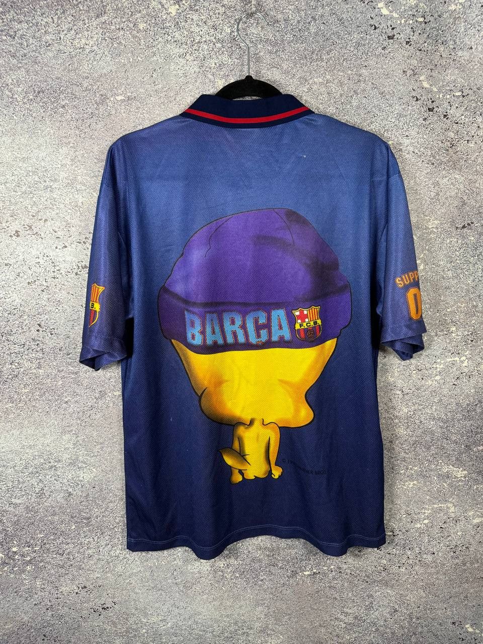 Warner Bros 90's Tweety Bird Barcelona 1998 Jersey Single Stitch Large Size US L / EU 52-54 / 3 - 2 Thumbnail