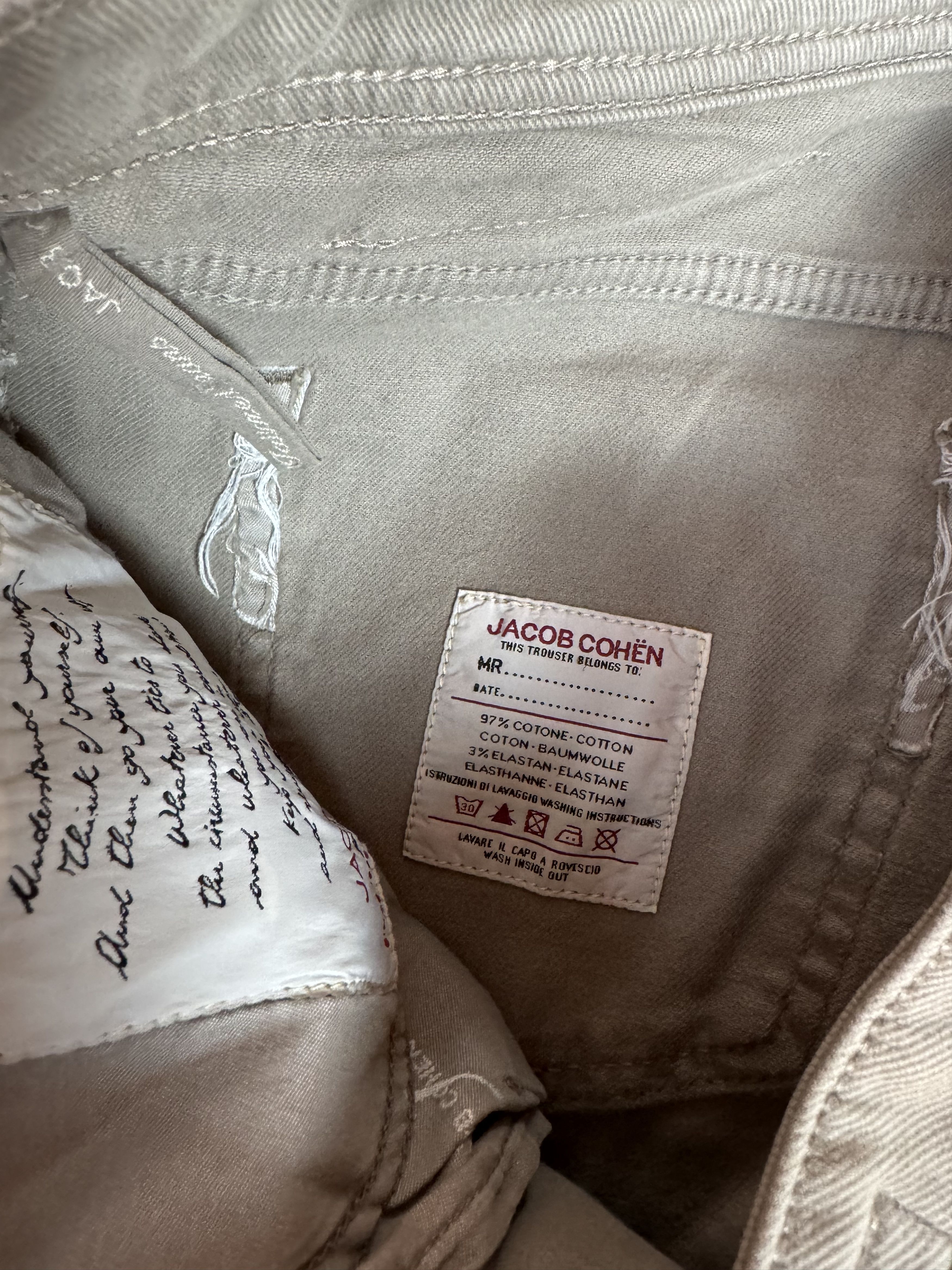 Jacob Cohen JACOB COHEN Luxury Chino Pants Size US 38 / EU 54 - 4 Thumbnail