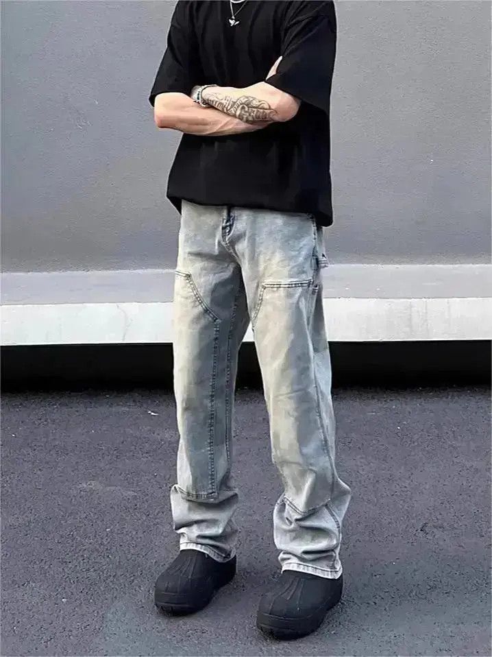 Japanese Brand Retro straight leg jeans Size US 32 / EU 48 - 1 Thumbnail