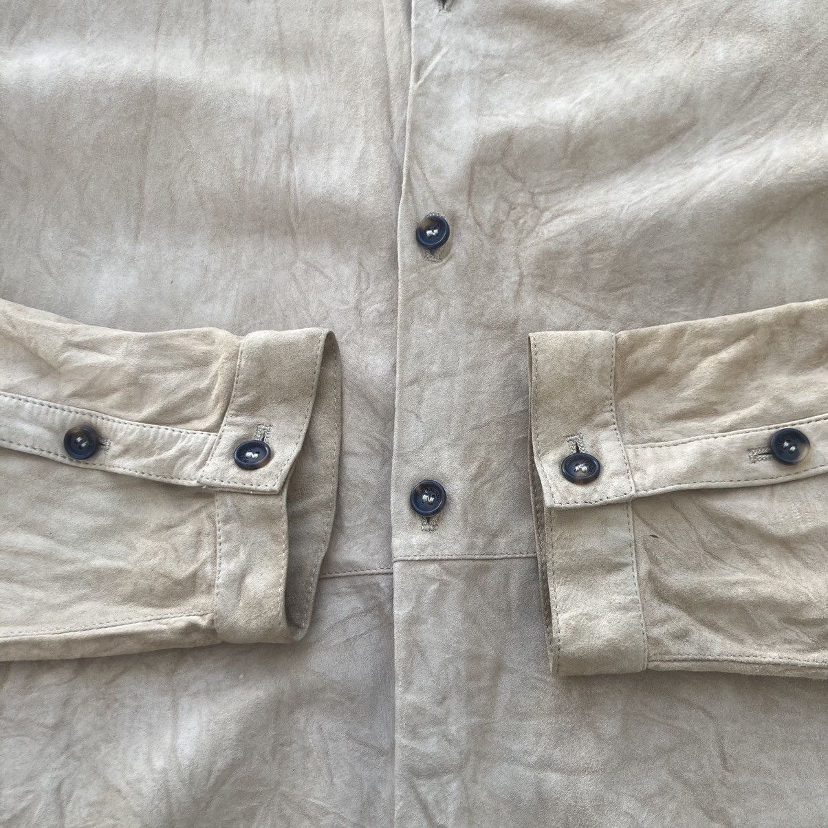 Burberry BURBERRY SUEDE LEATHER SHIRT Size US M / EU 48-50 / 2 - 6 Thumbnail