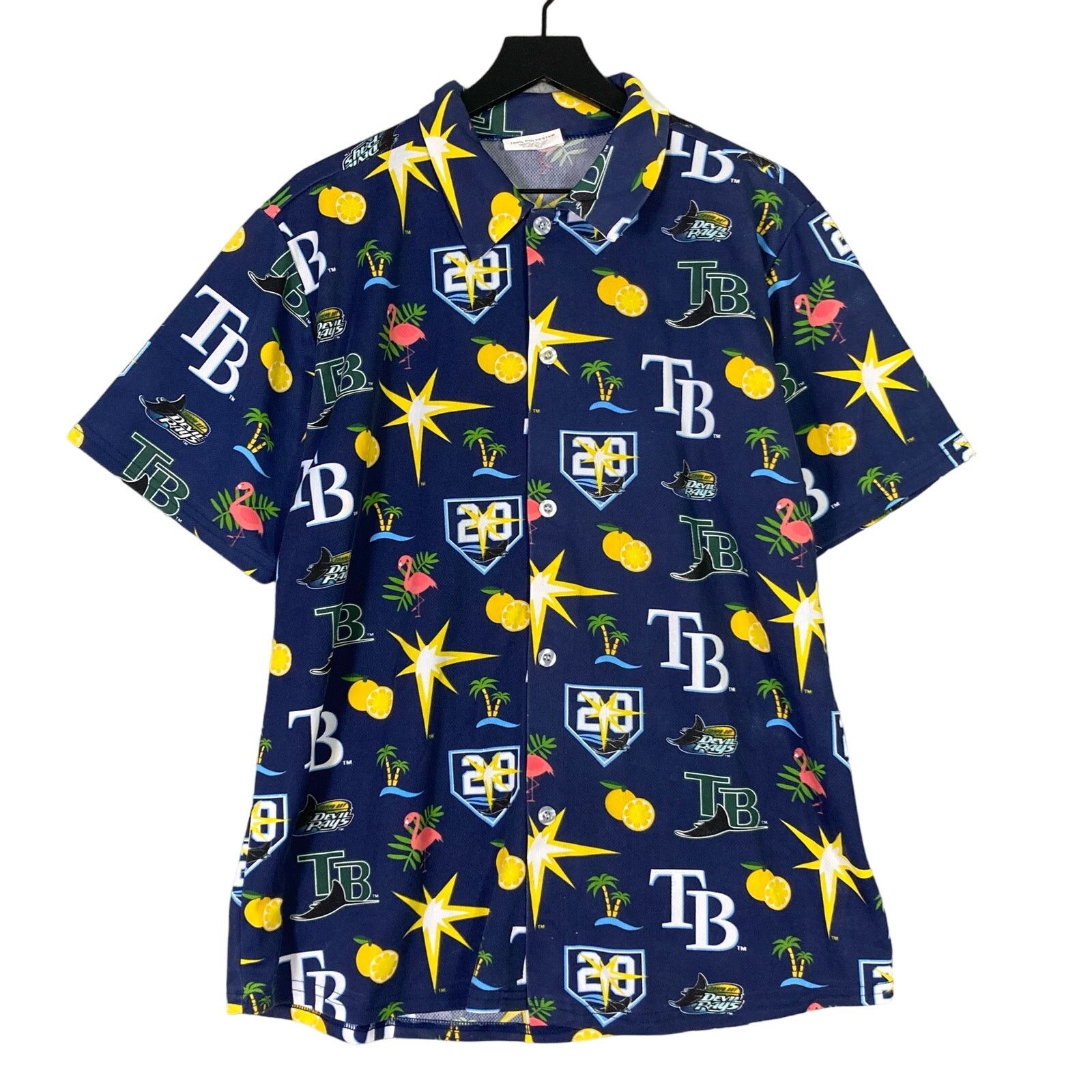 Other Tampa Bay Rays 20th Anniversary Hawaiian Shirt Men's XL Size US XL / EU 56 / 4 - 1 Thumbnail