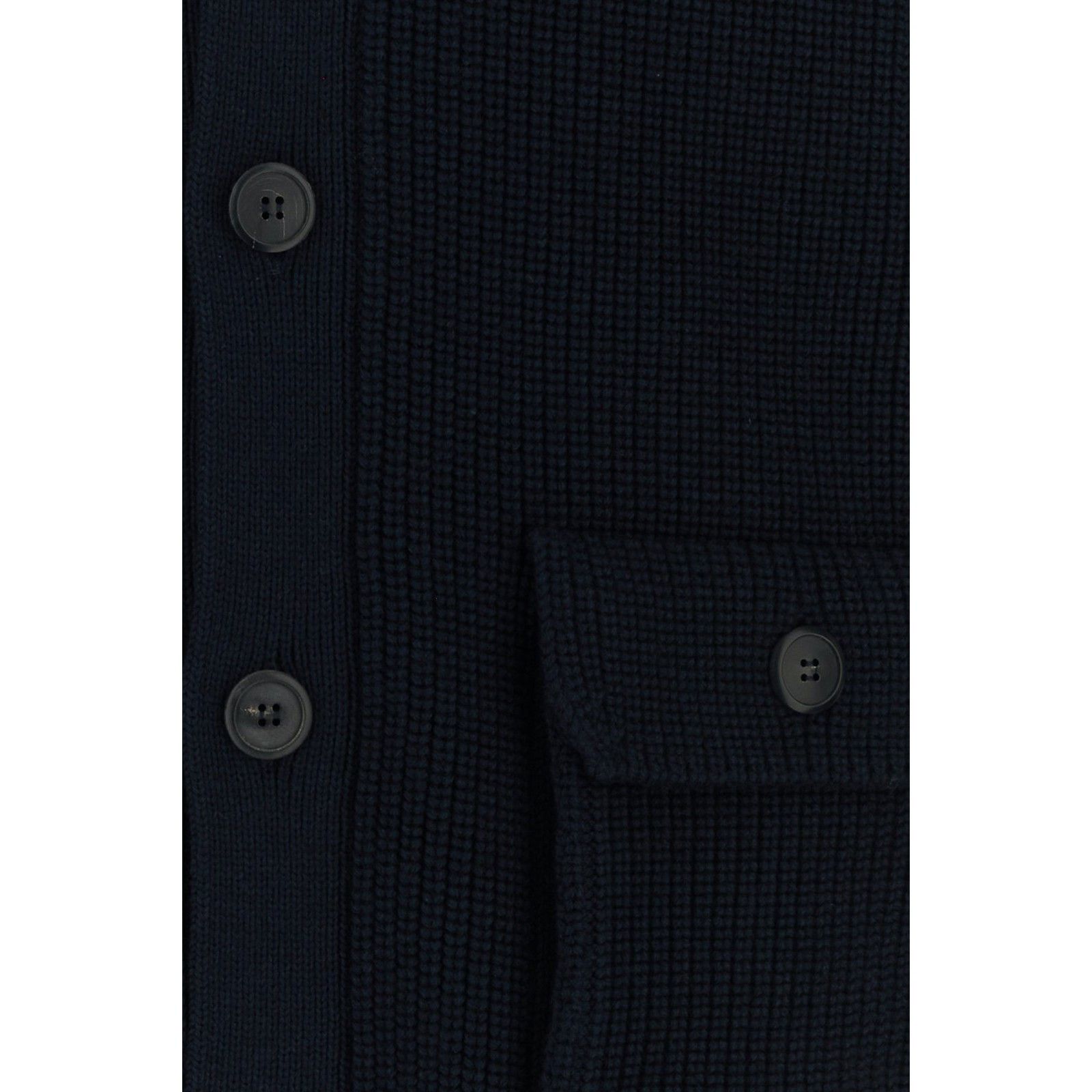 Prada PRADA Midnight Blue Wool Cardigan New & Authentic (Men's siz Size US XL / EU 56 / 4 - 3 Thumbnail