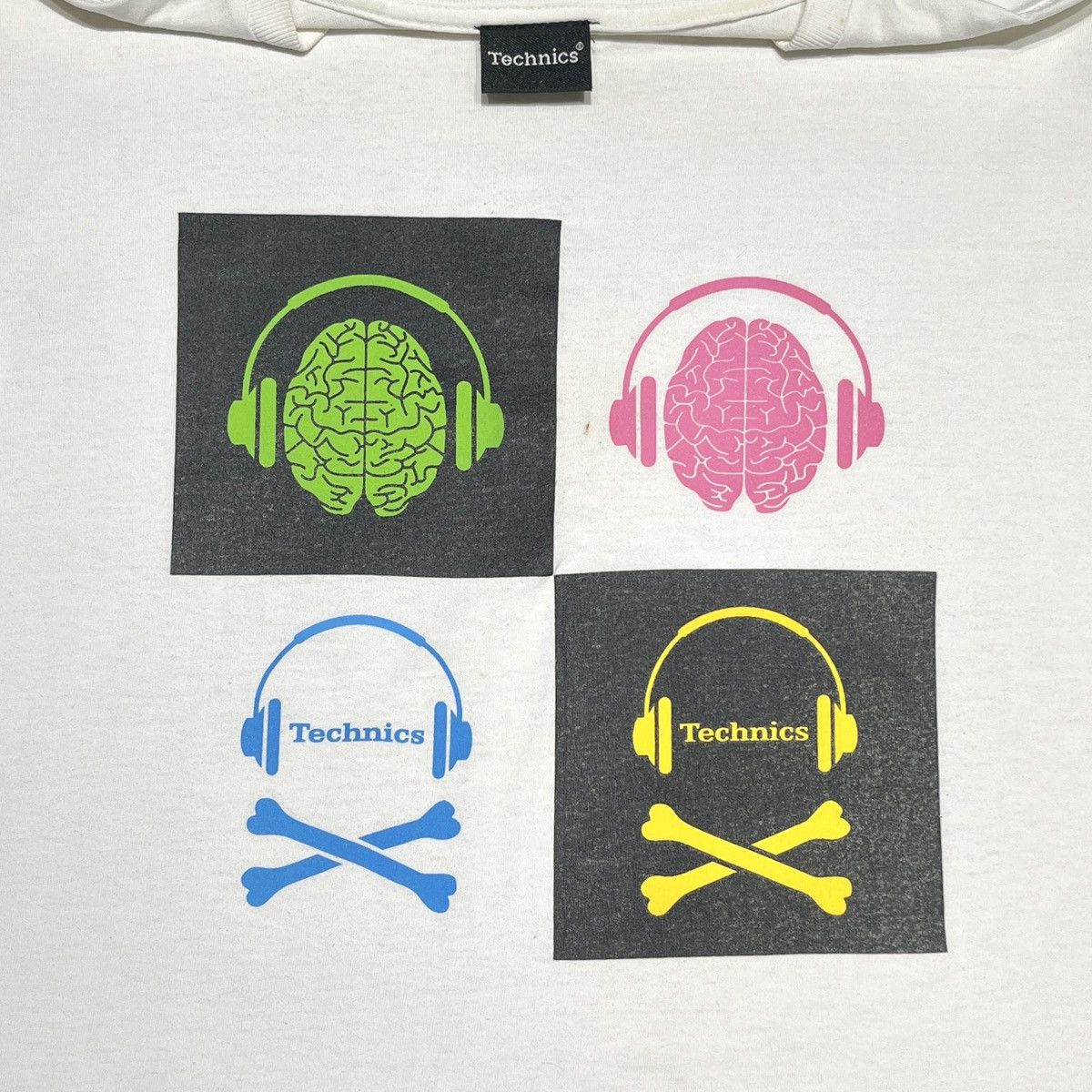 Vintage 00’s Technics Headphones Pop Art Style Size US L / EU 52-54 / 3 - 1 Thumbnail