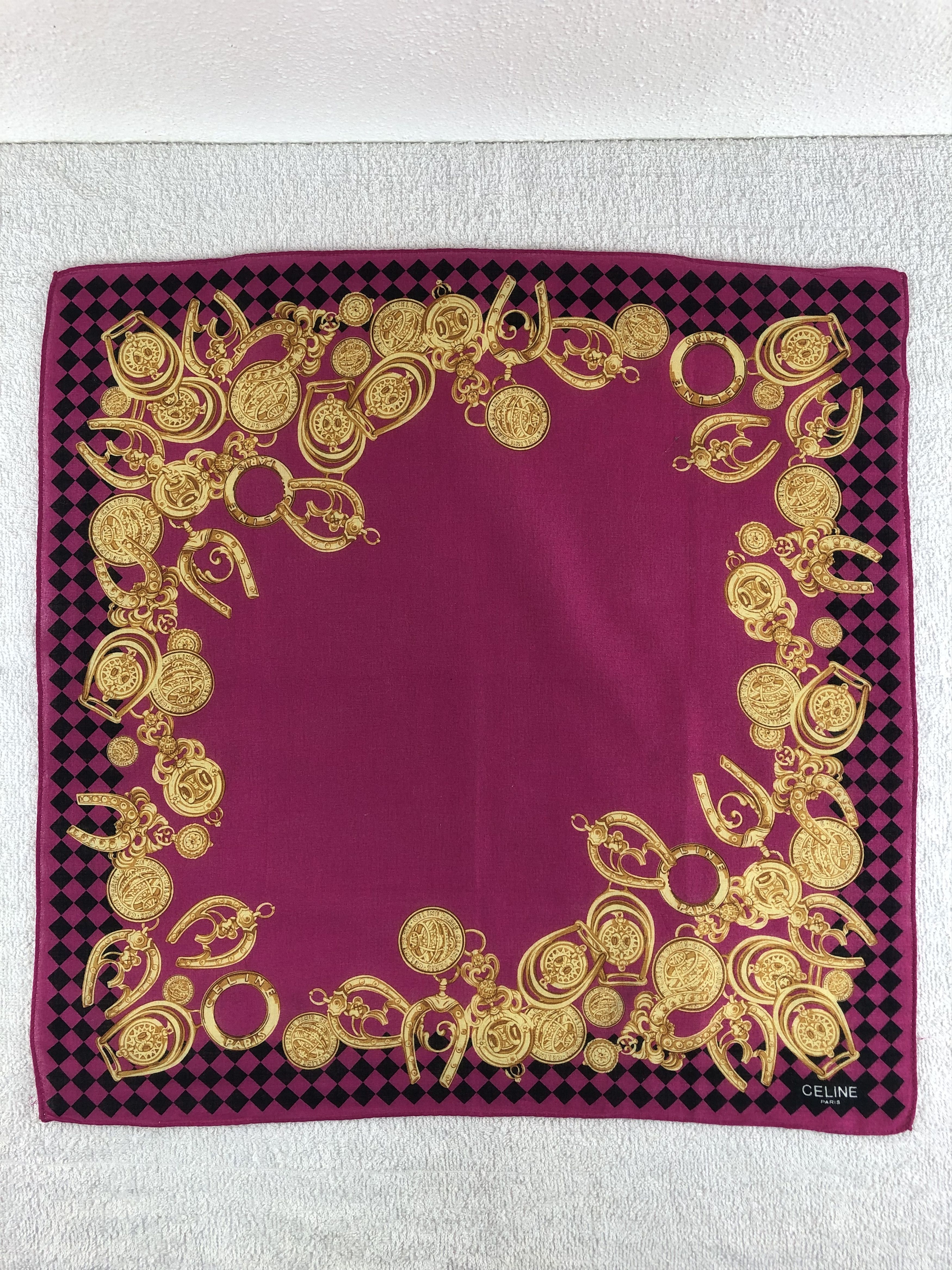 Celine Celine Handkerchief / Bandana / Neckerchief C301 Size ONE SIZE - 3 Thumbnail