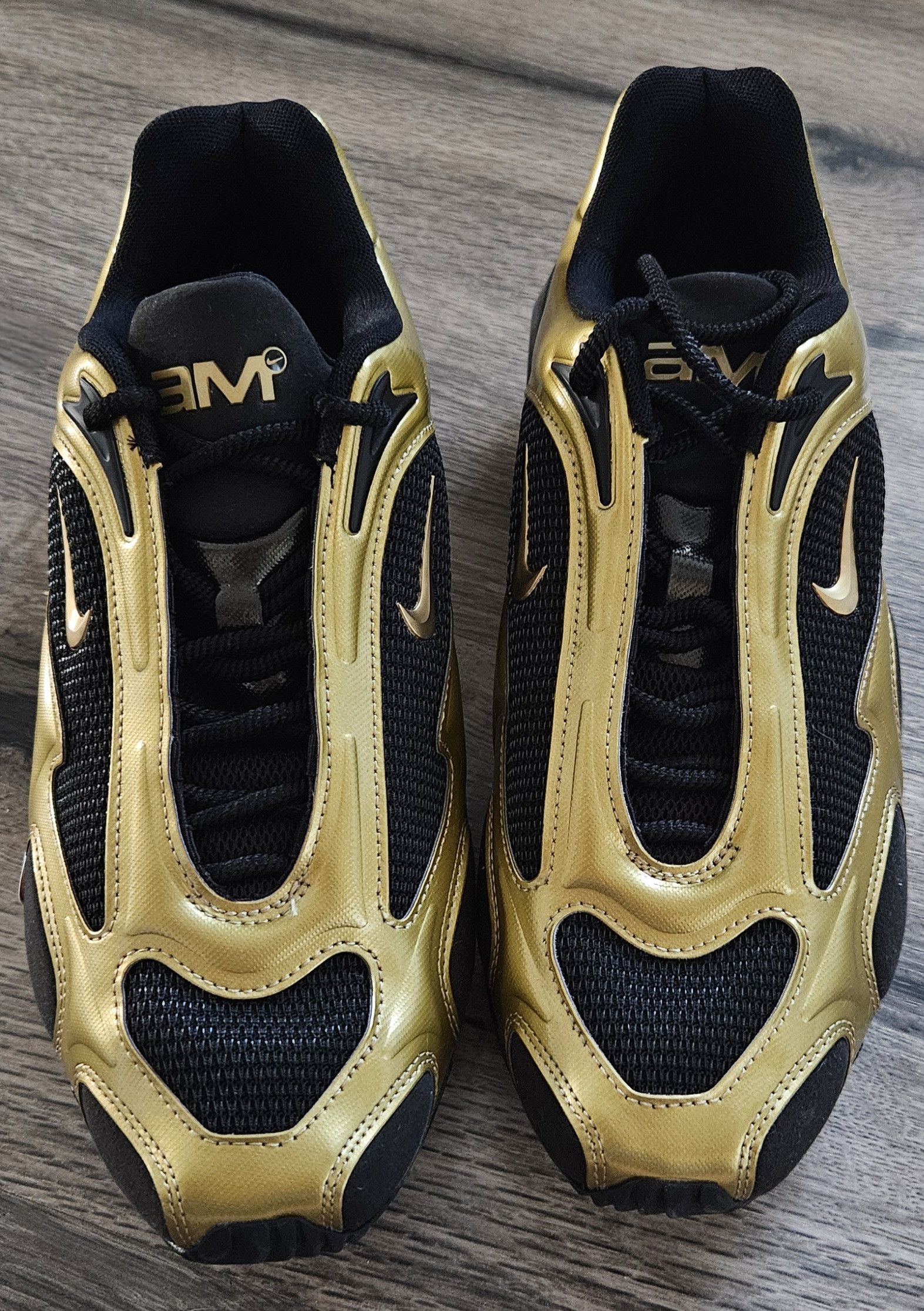 Nike Nike Womens Air Max Muse Metallic Gold & Black Shoes 10.5 Size US 10.5 / IT 40.5 - 1 Thumbnail