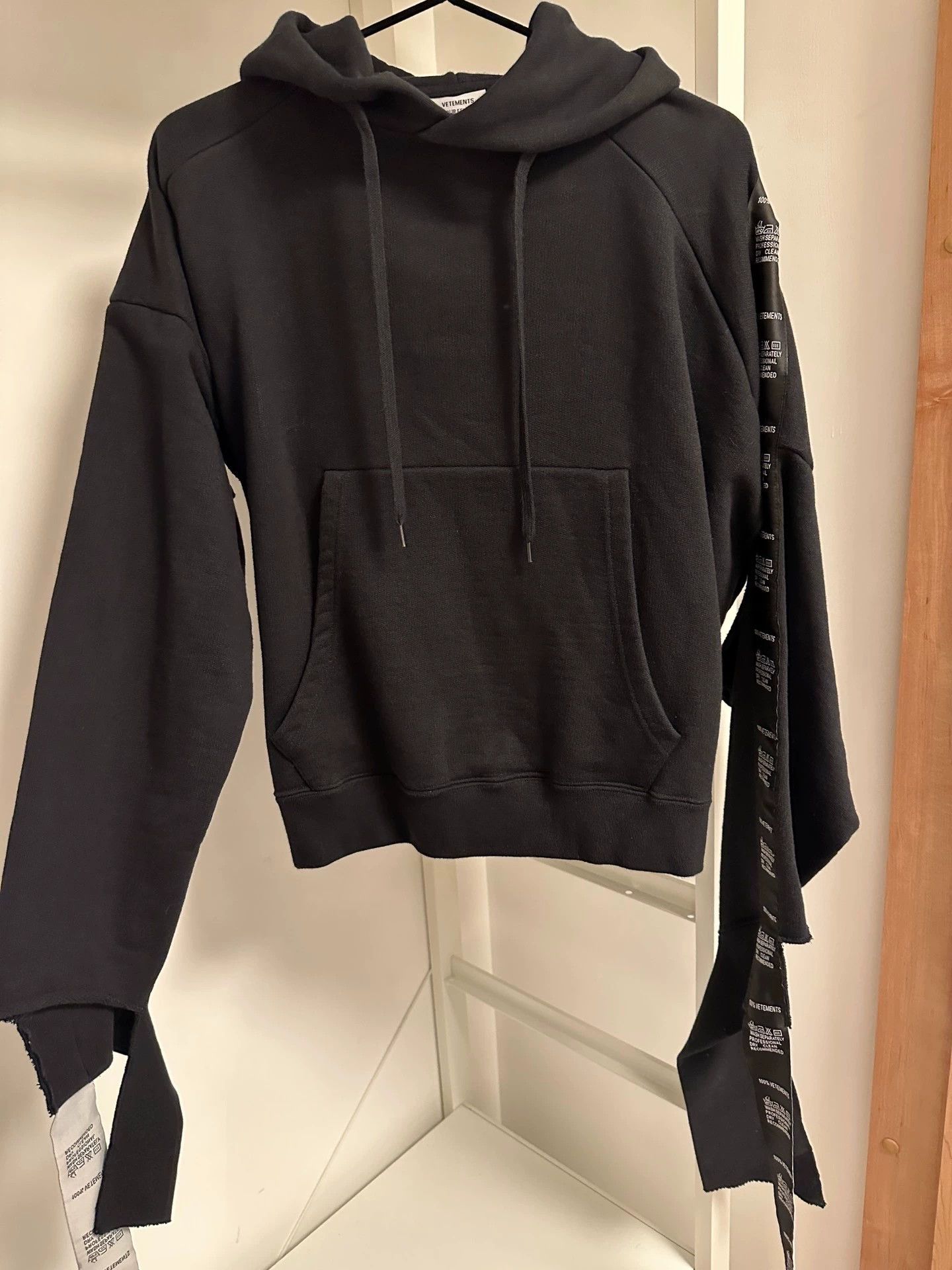 Vetements Vetements sleeve ribbon hooded sweatshirt -DMC Size US XS / EU 42 / 0 - 1 Thumbnail