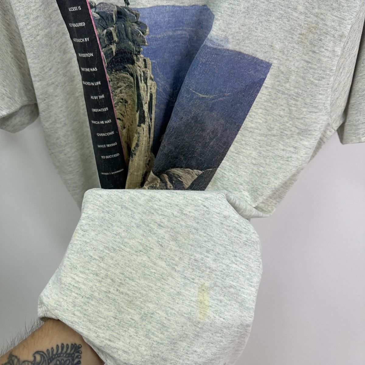 Fruit Of The Loom Vintage 90s Grand Canyon Washington FOTL tee y2k single Size US L / EU 52-54 / 3 - 9 Thumbnail