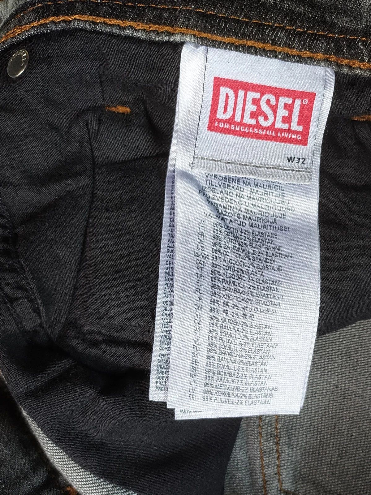 Diesel Diesel 1979 SLEENKER-R L.32 MENS JEANS SLTP/9752 Size US 32 / EU 48 - 8 Thumbnail