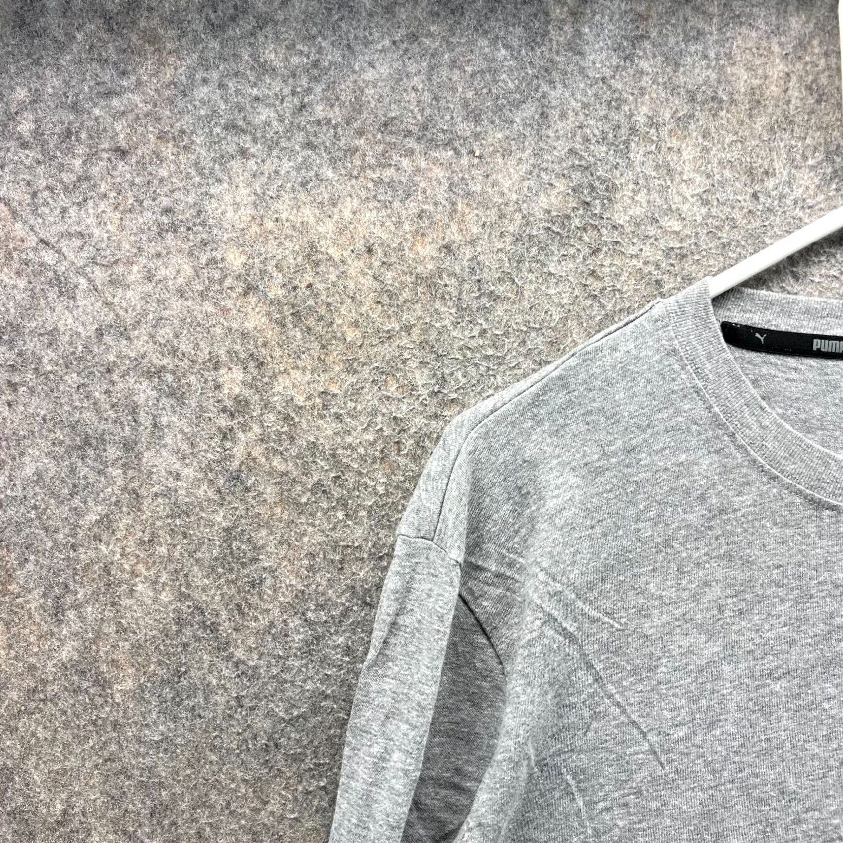 Puma Puma Shirt Mens Large Gray Crewneck Shield Badge Long Sleeve Fleece Spell Out Size US L / EU 52-54 / 3 - 7 Thumbnail