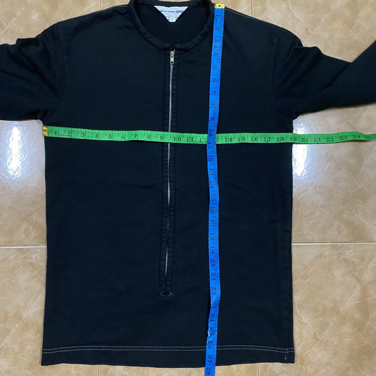 Comme des Garcons COMME DES GARCONS Plain "Almost" Full Zipper Sweatshirt Size US S / EU 44-46 / 1 - 13 Thumbnail