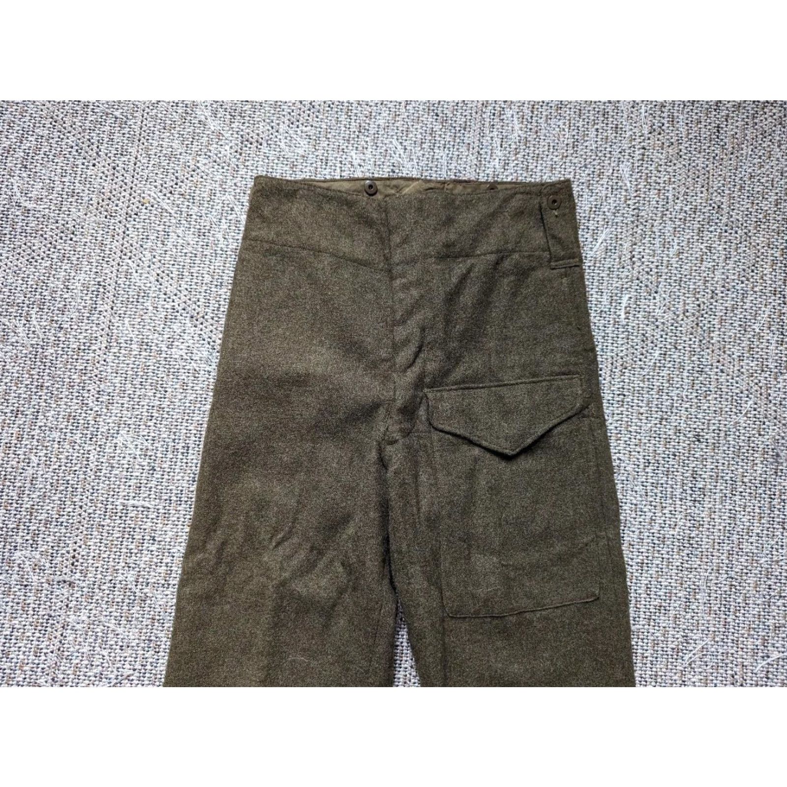 Vintage VINTAGE USMC Wool Pants 32x32 Green Serge Military Men Pants 32x32 WW2 Korea US Army Mens Shoes? Size US 32 / EU 48 - 3 Thumbnail