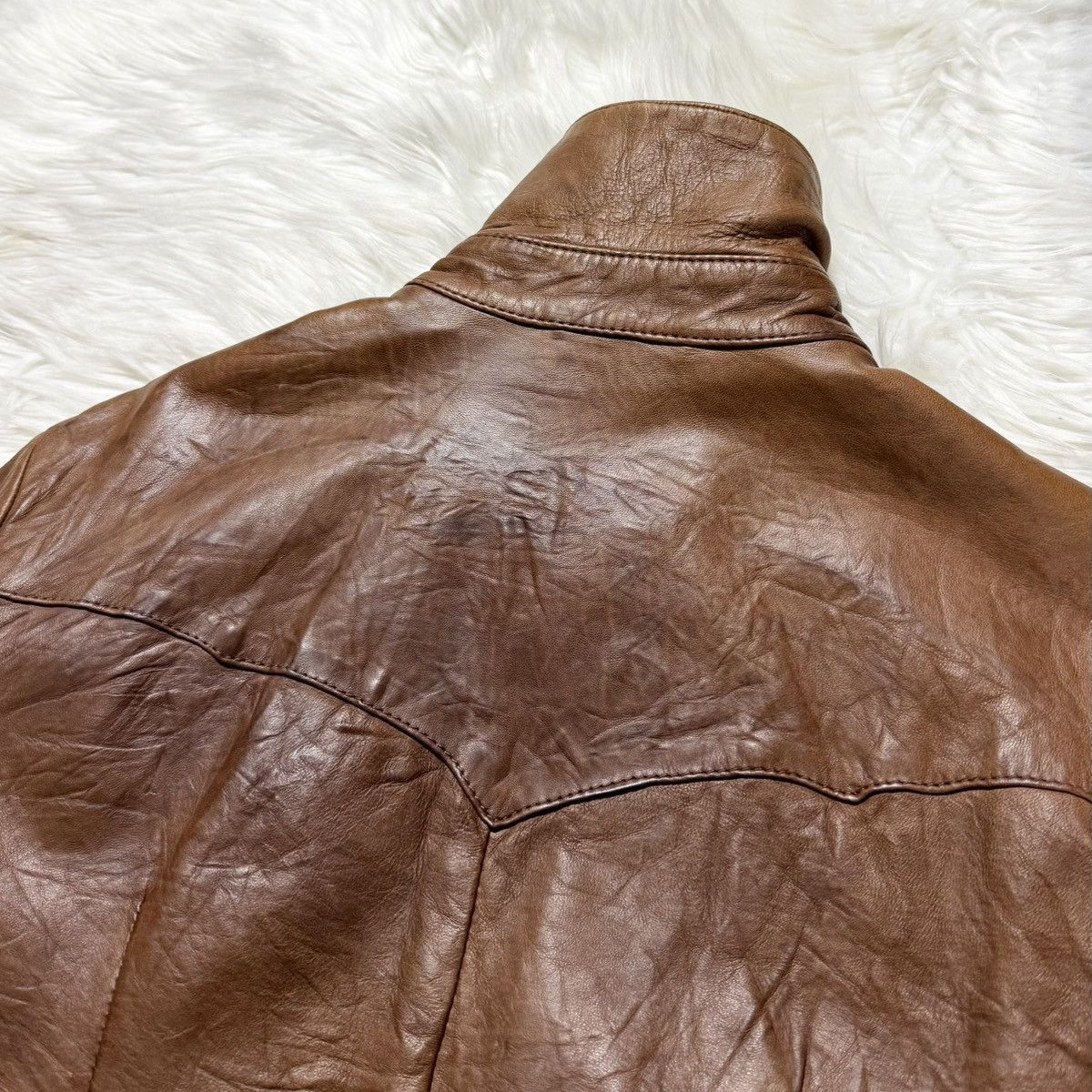 Dolce & Gabbana Dolce & Gabbana Western Leather Shirt Jacket 44 Size US S / EU 44-46 / 1 - 14 Thumbnail