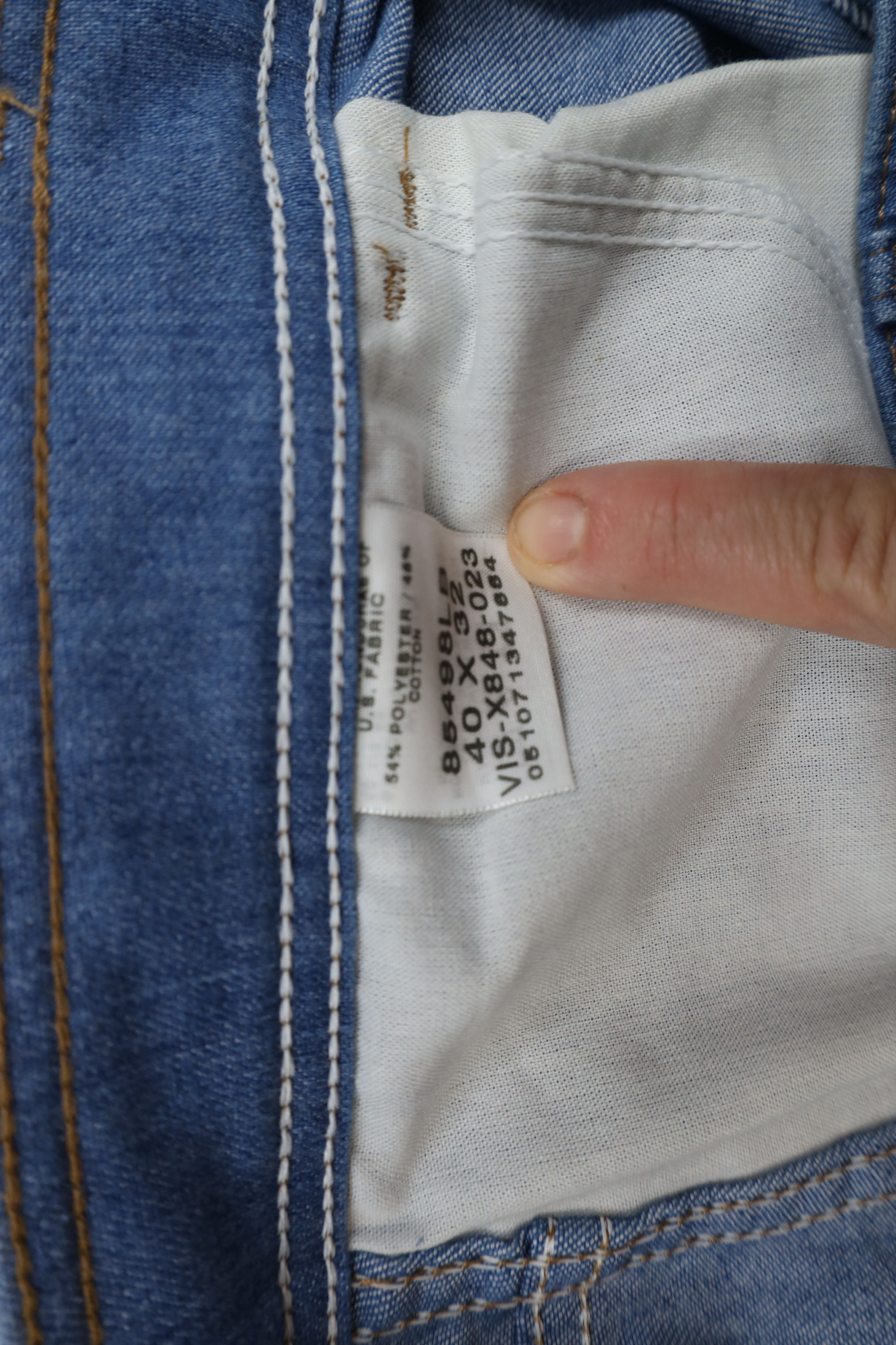 Vintage × Wrangler Vintage 90s Wrangler Faded Flared Wide Leg Denim Jeans Blue Size US 40 / EU 56 - 8 Thumbnail