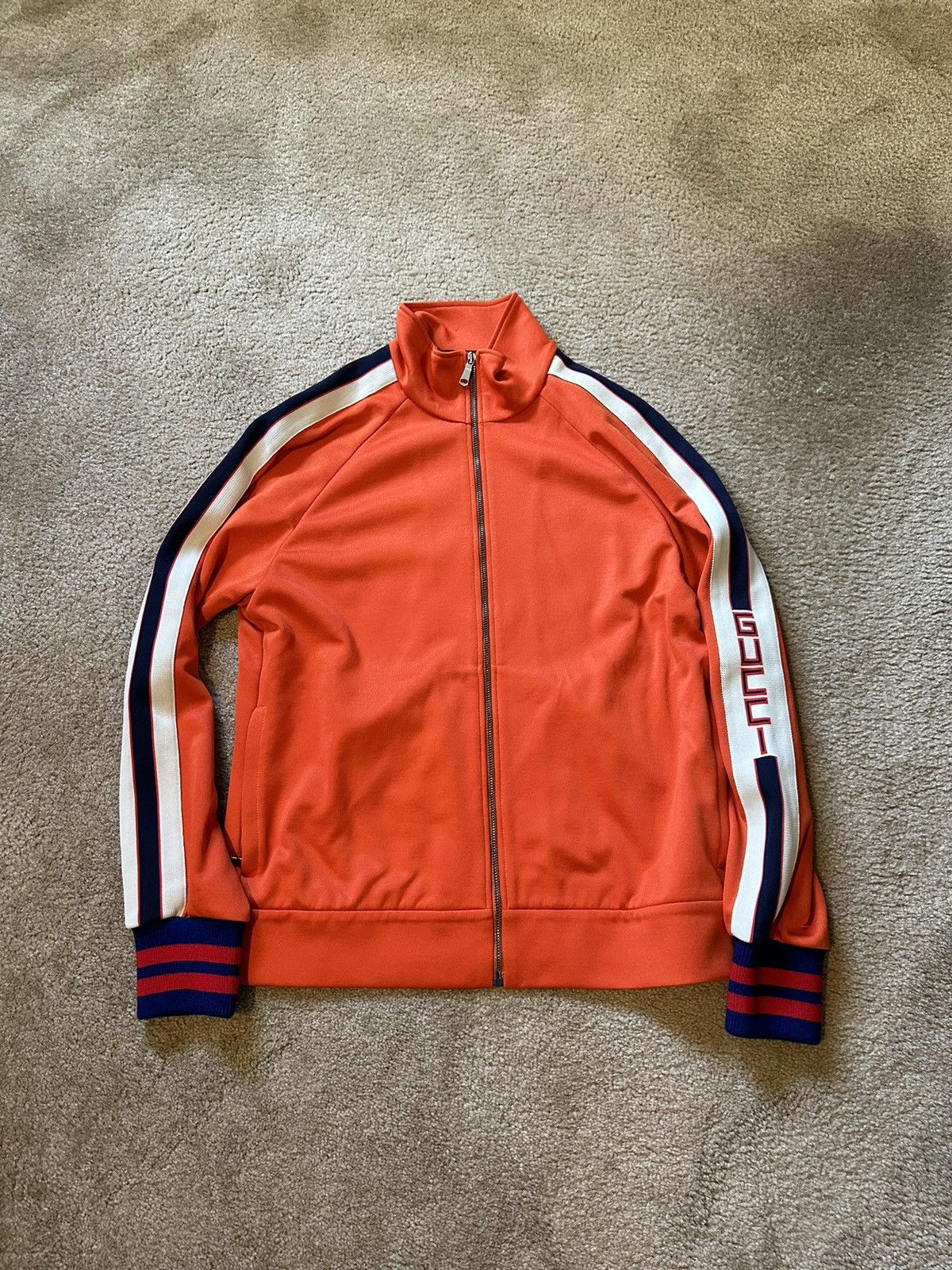 Orange gucci jacket best sale