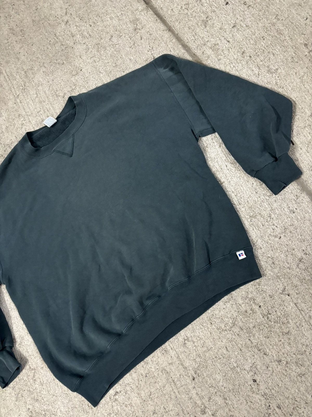 Russell Athletic × Vintage Green Russell athletic crewneck sweatshirt Size US XL / EU 56 / 4 - 3 Thumbnail