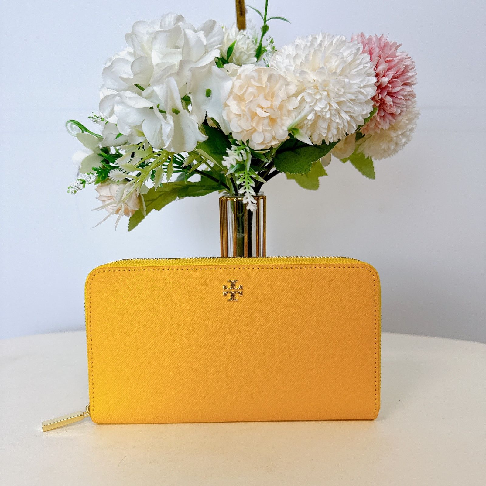 Tory Burch Tory Burch 52901 Emerson Zip Continental Wallet IN CASSIA