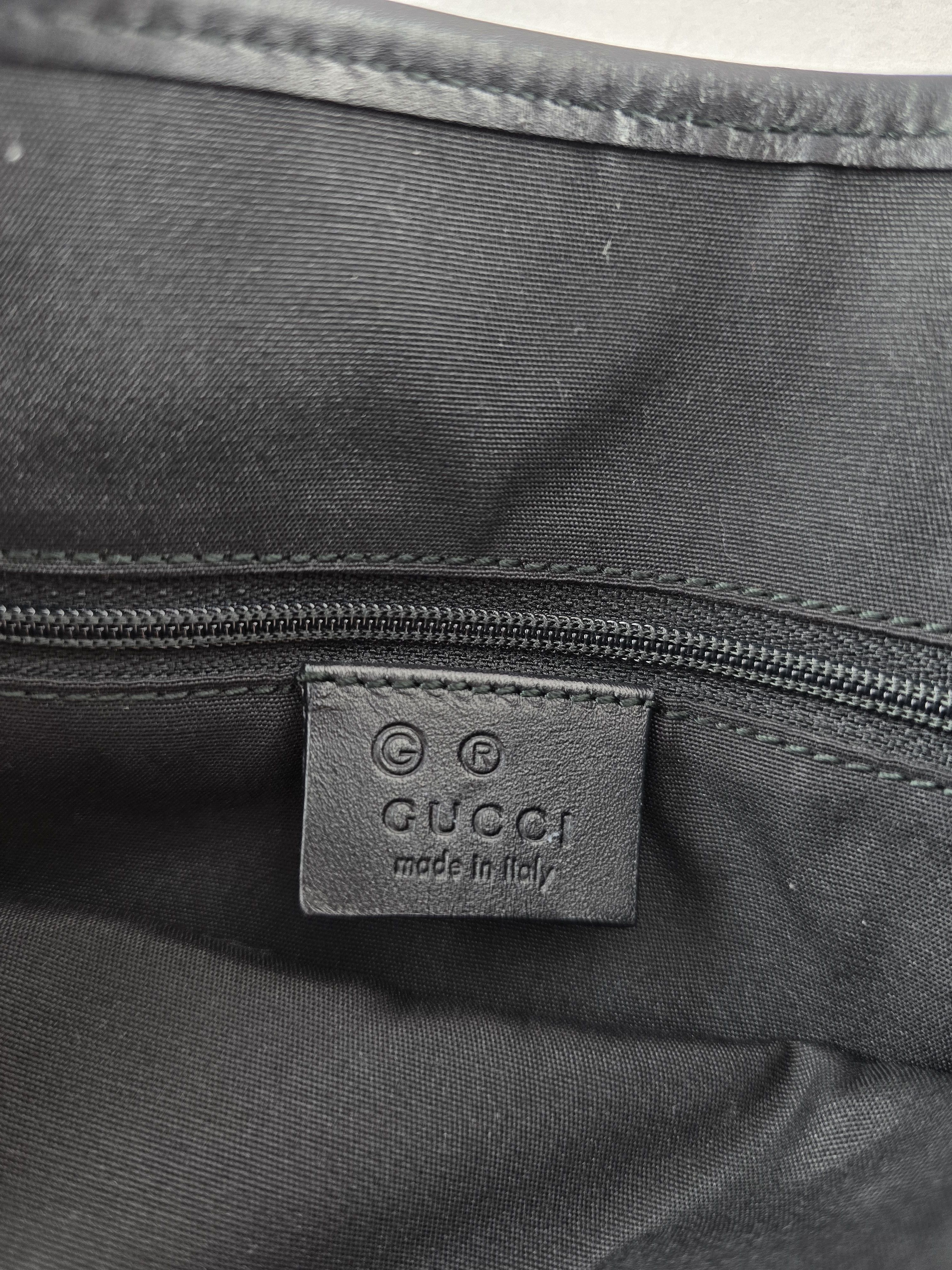 Gucci Gucci Bucket Handbag Coated Canvas black + dust bag Size ONE SIZE - 14 Thumbnail