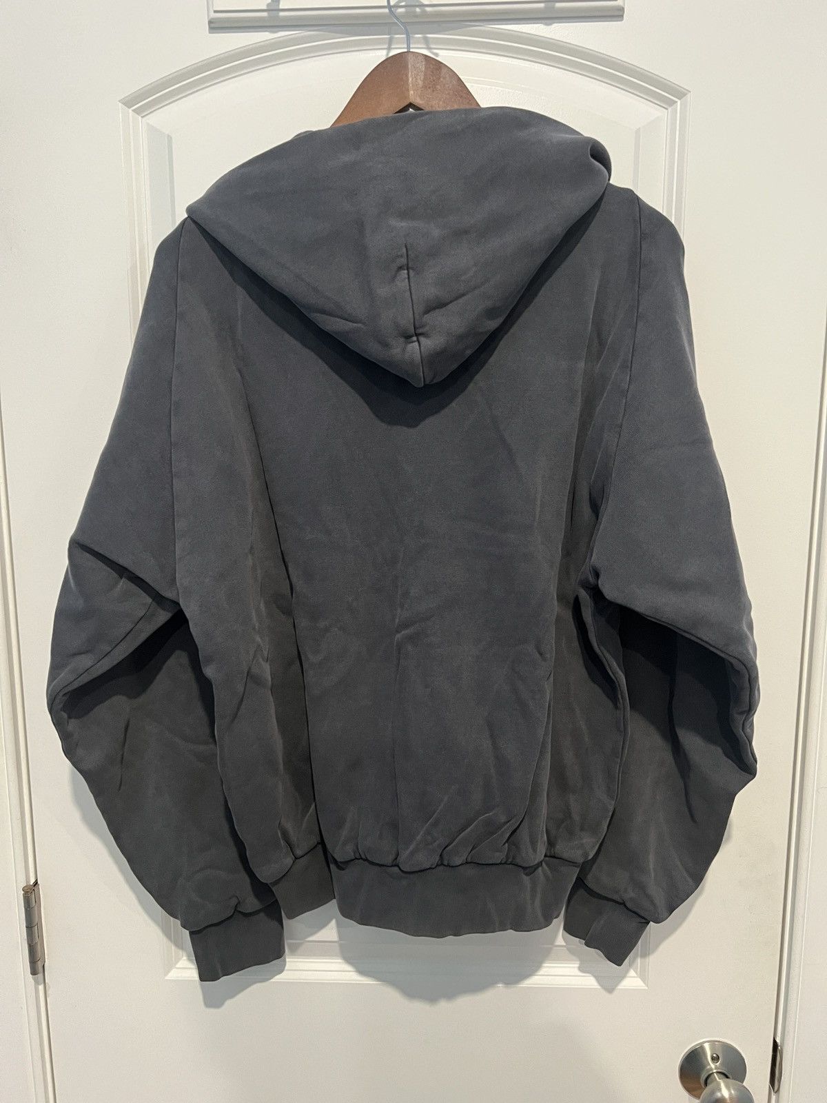 Balenciaga × Gap × Yeezy Yeezy Gap Zip Up Hoodie Poetic Black Medium Size US M / EU 48-50 / 2 - 3 Thumbnail
