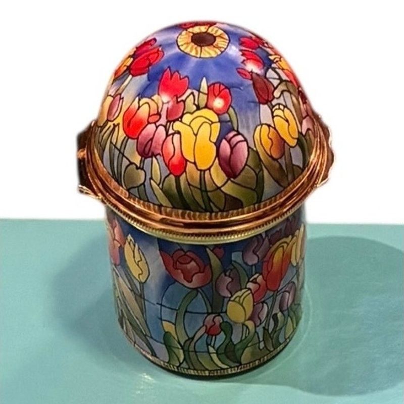 Tiffany & Co Enamel Trinket Pill Box 