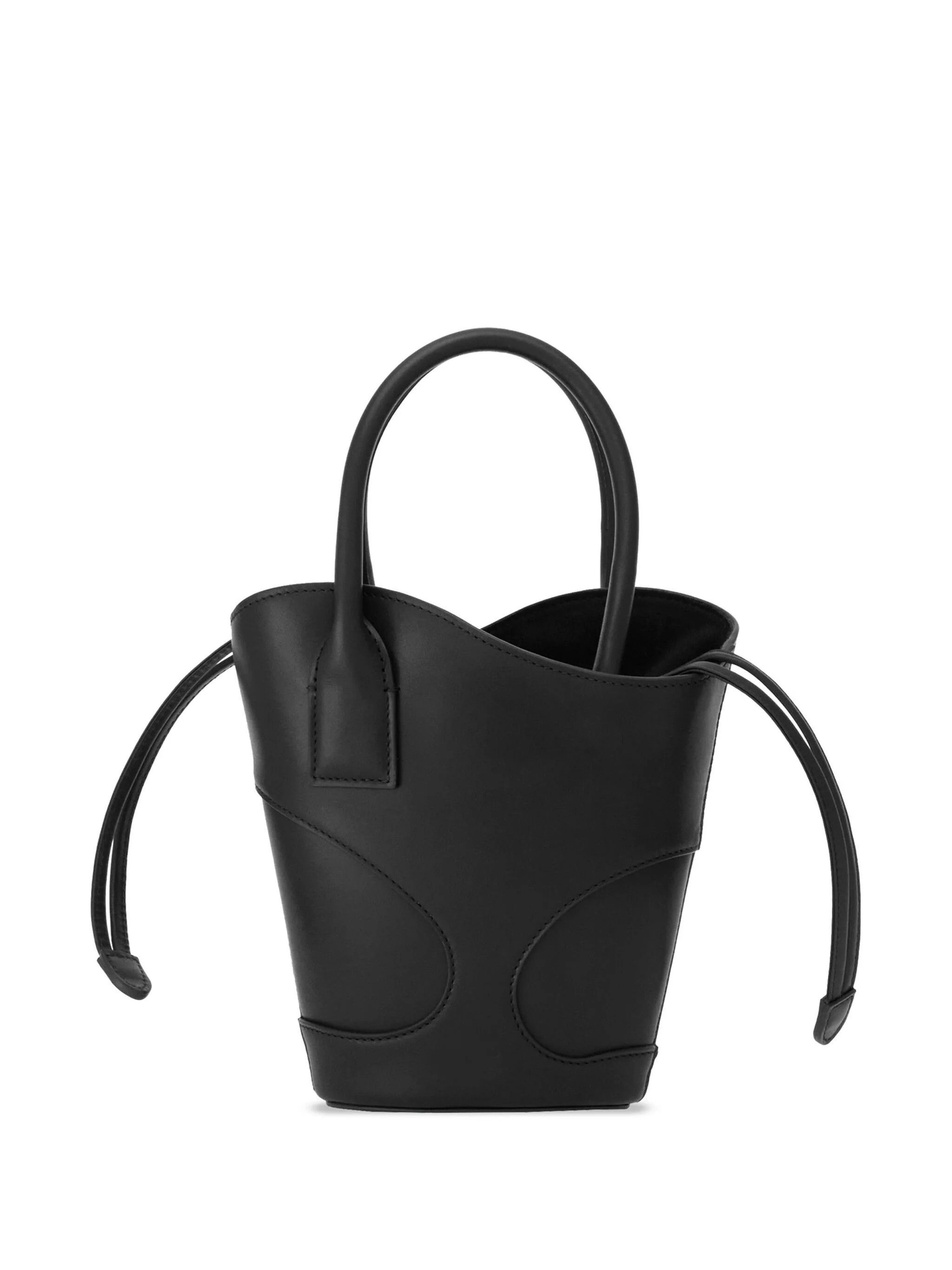 Salvatore Ferragamo o1s1rm0824 Size: OS / Cut-Out Mini Shoulder Bag in Black Size ONE SIZE - 4 Thumbnail