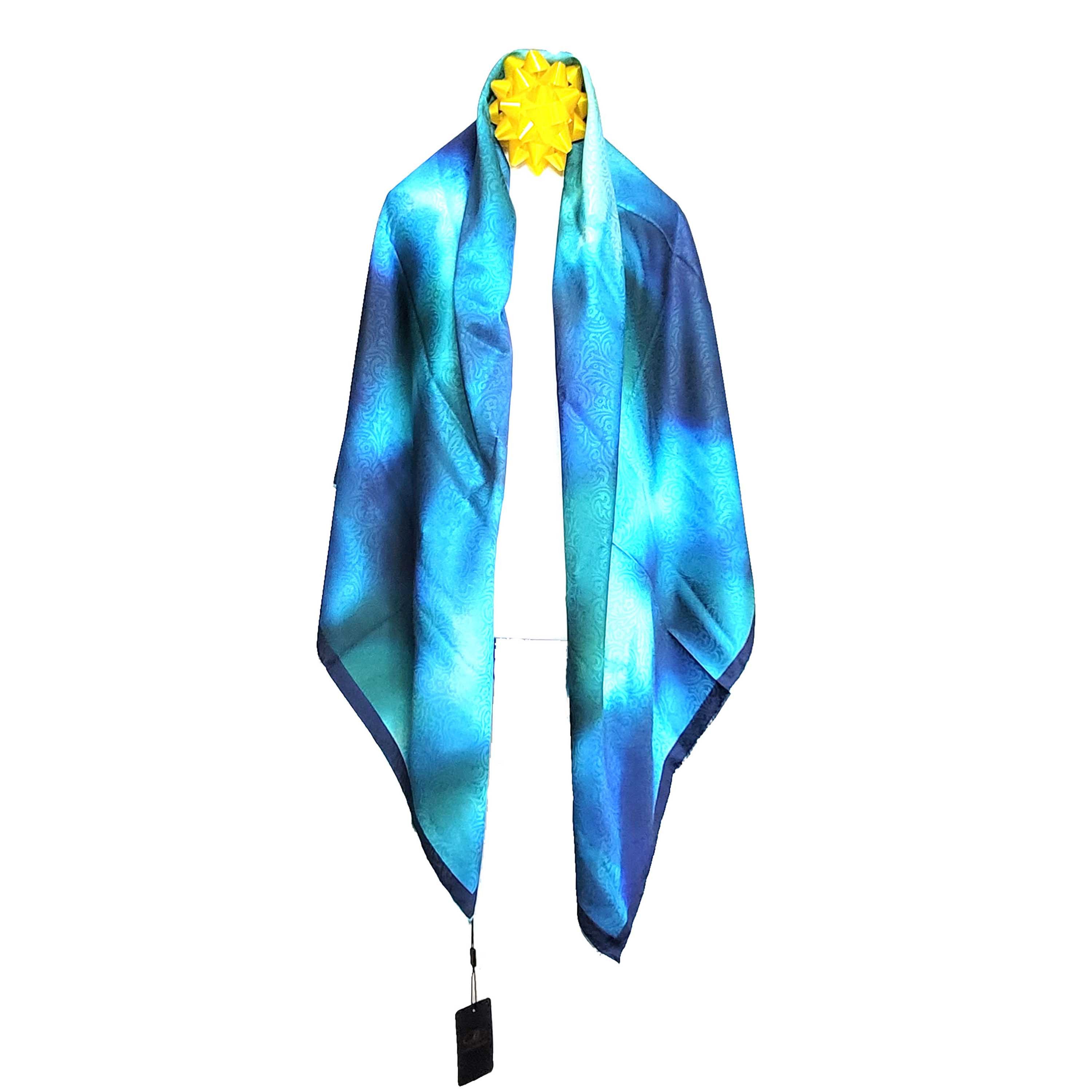 Other NWT Double Sided Silk Scarf 52"x52" Large Square Wrap 3208 Size ONE SIZE - 9 Thumbnail