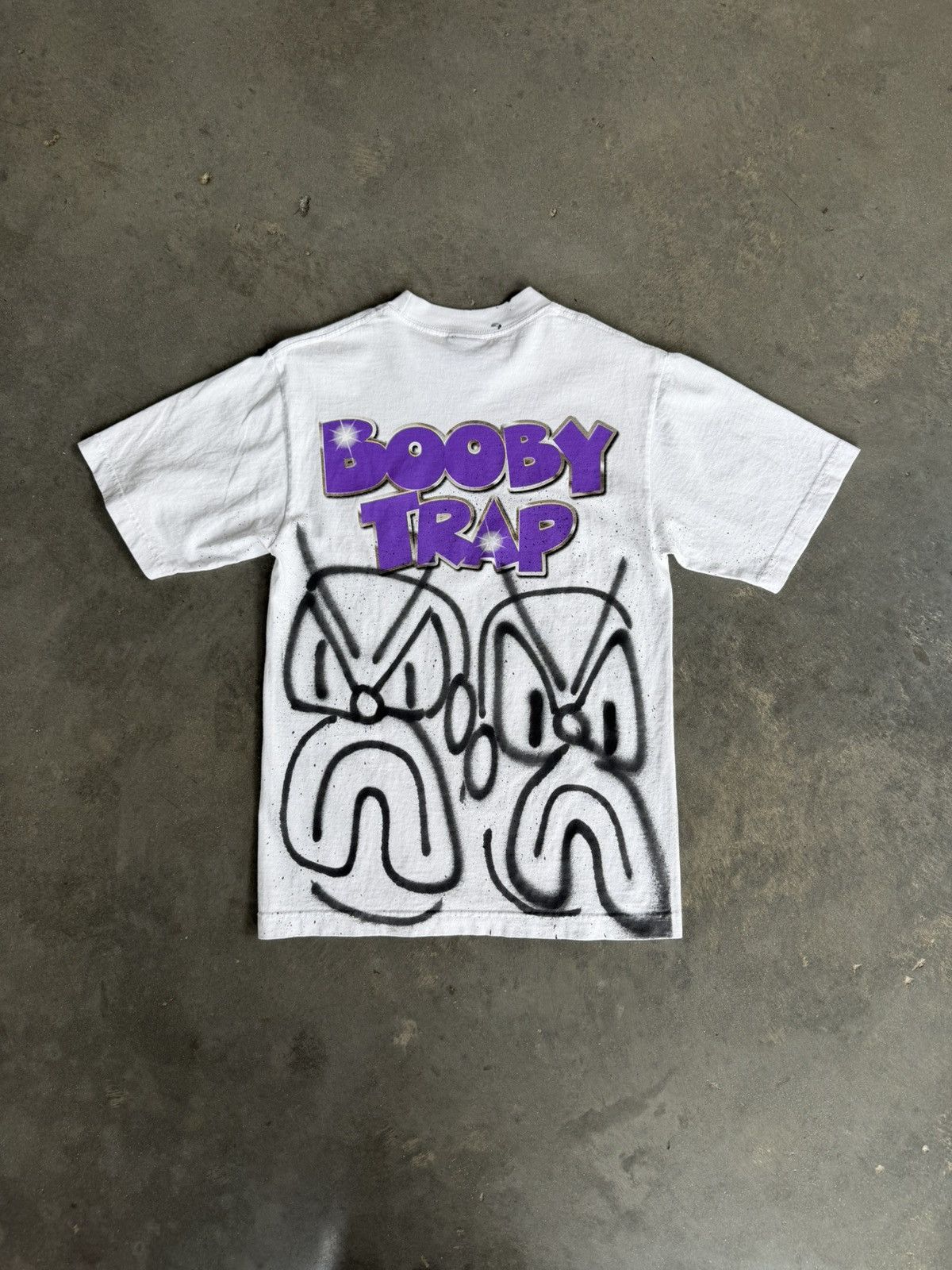 Andrew Andrew X Slawn X Booby Trap Miami 1 of 1 Graffiti Shirt Size US M / EU 48-50 / 2 - 2 Thumbnail