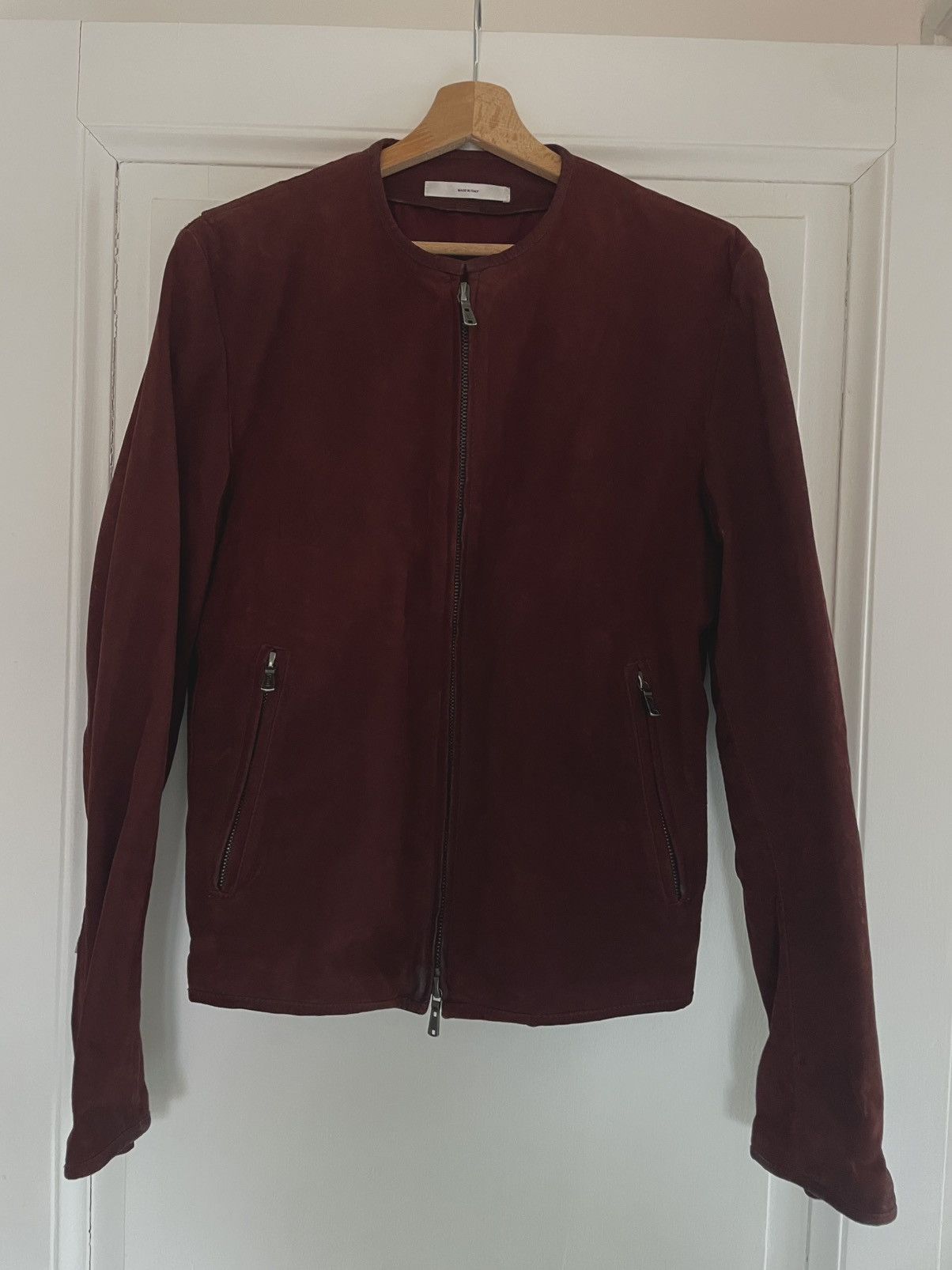 Yves Saint Laurent Suede Jacket YSL Size US S / EU 44-46 / 1 - 1 Thumbnail