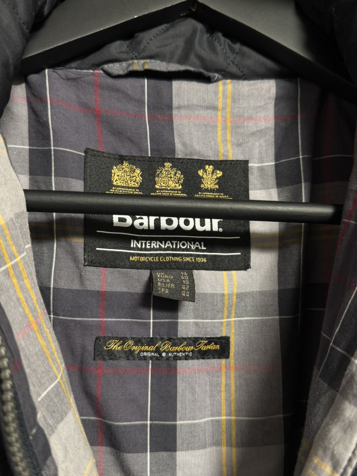 Barbour Barbour B.INTL Quilt Long Sleeve Jacket Hooded Fur Trim Wom Size L / US 10 / IT 46 - 10 Thumbnail