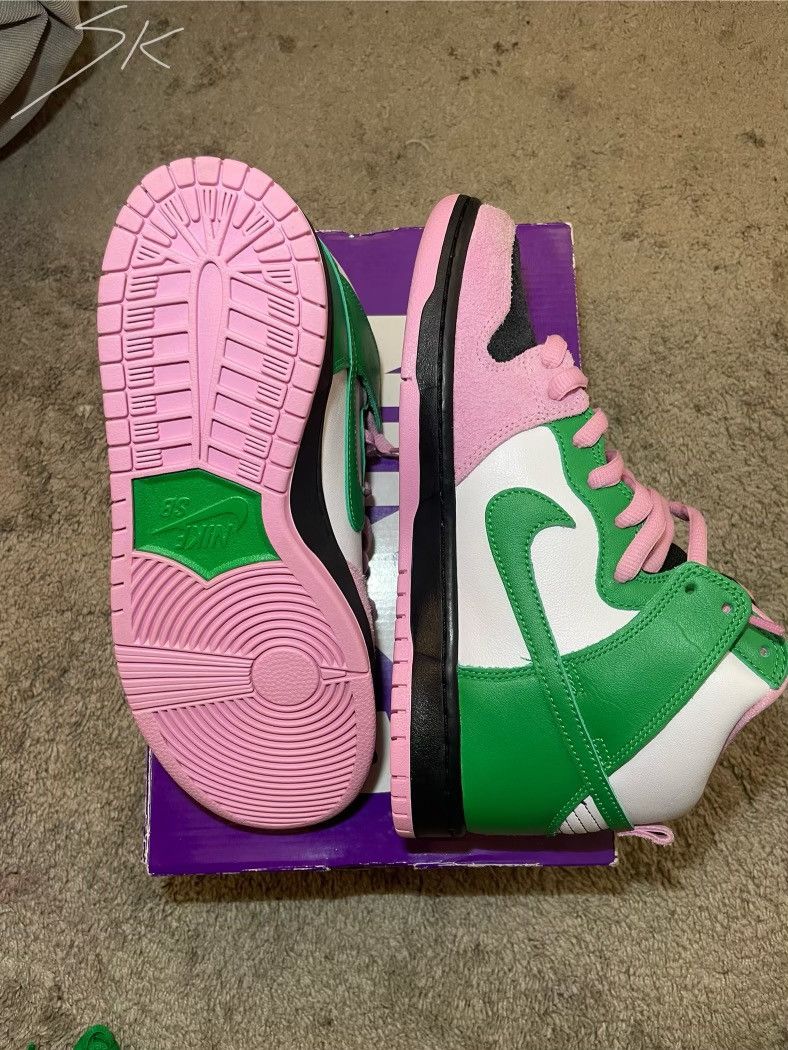 Nike Nike SB Dunk High Invert Celtics Size US 9 / EU 42 - 7 Thumbnail