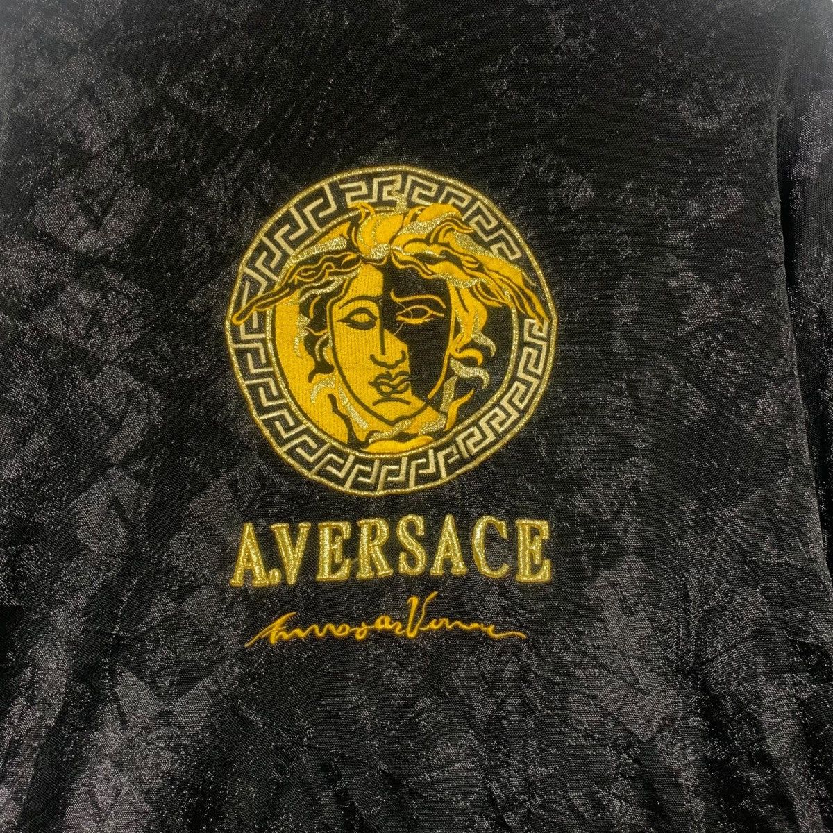Vintage Vintage ALFREDO VERSACE ITALY Medusa Jacket Fleece Size M / US 6-8 / IT 42-44 - 7 Thumbnail