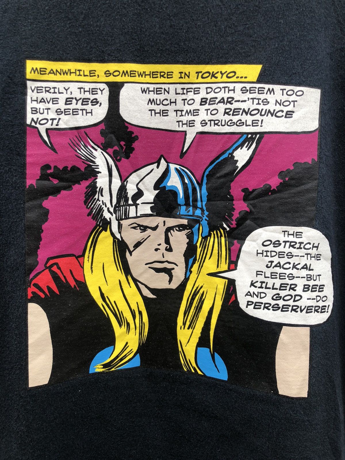 DC Comics × Japanese Brand Killer Bee "The Migthy Thor" Tshirt Japanese Brand Size US L / EU 52-54 / 3 - 4 Thumbnail